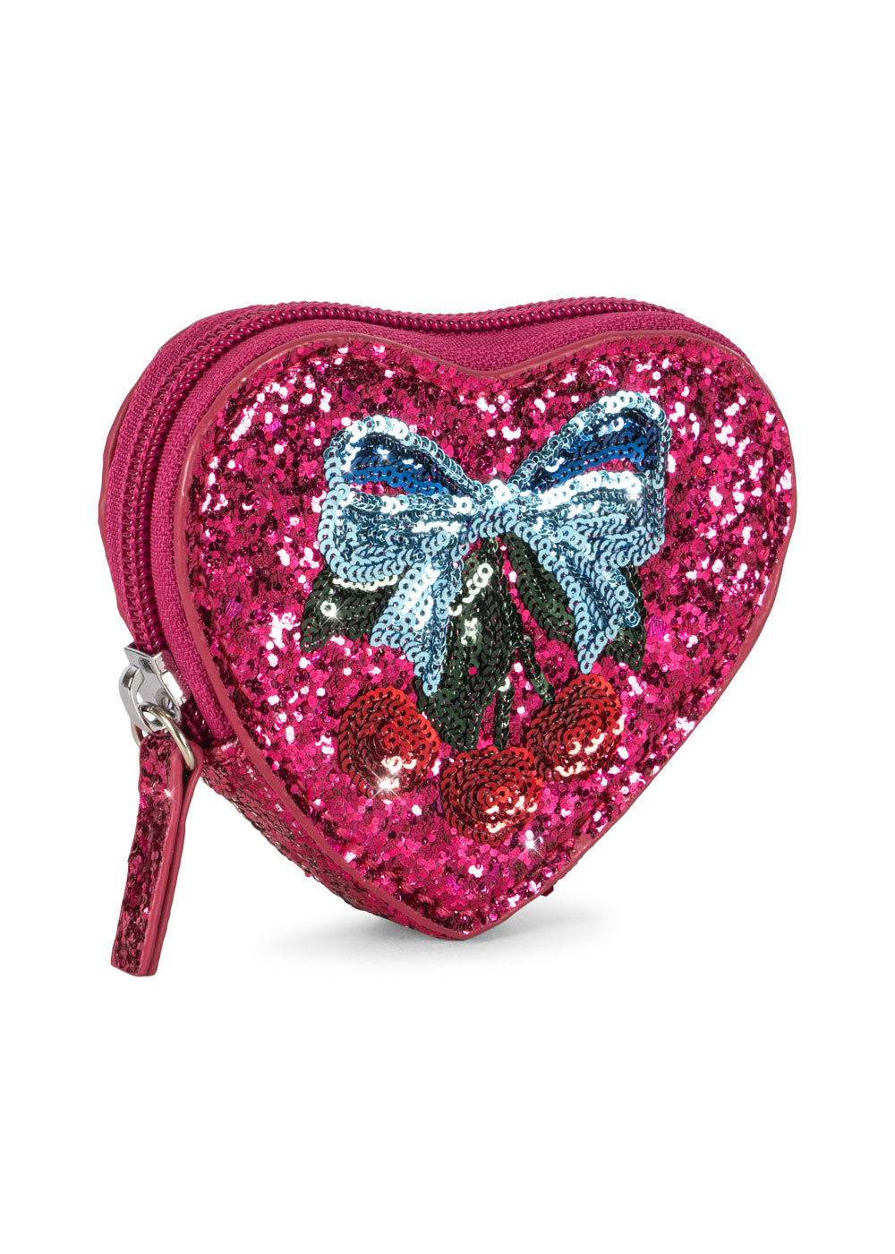 KONGES SLØJD Tut Sequin Wallet,Sløyfe Cerise Rosa