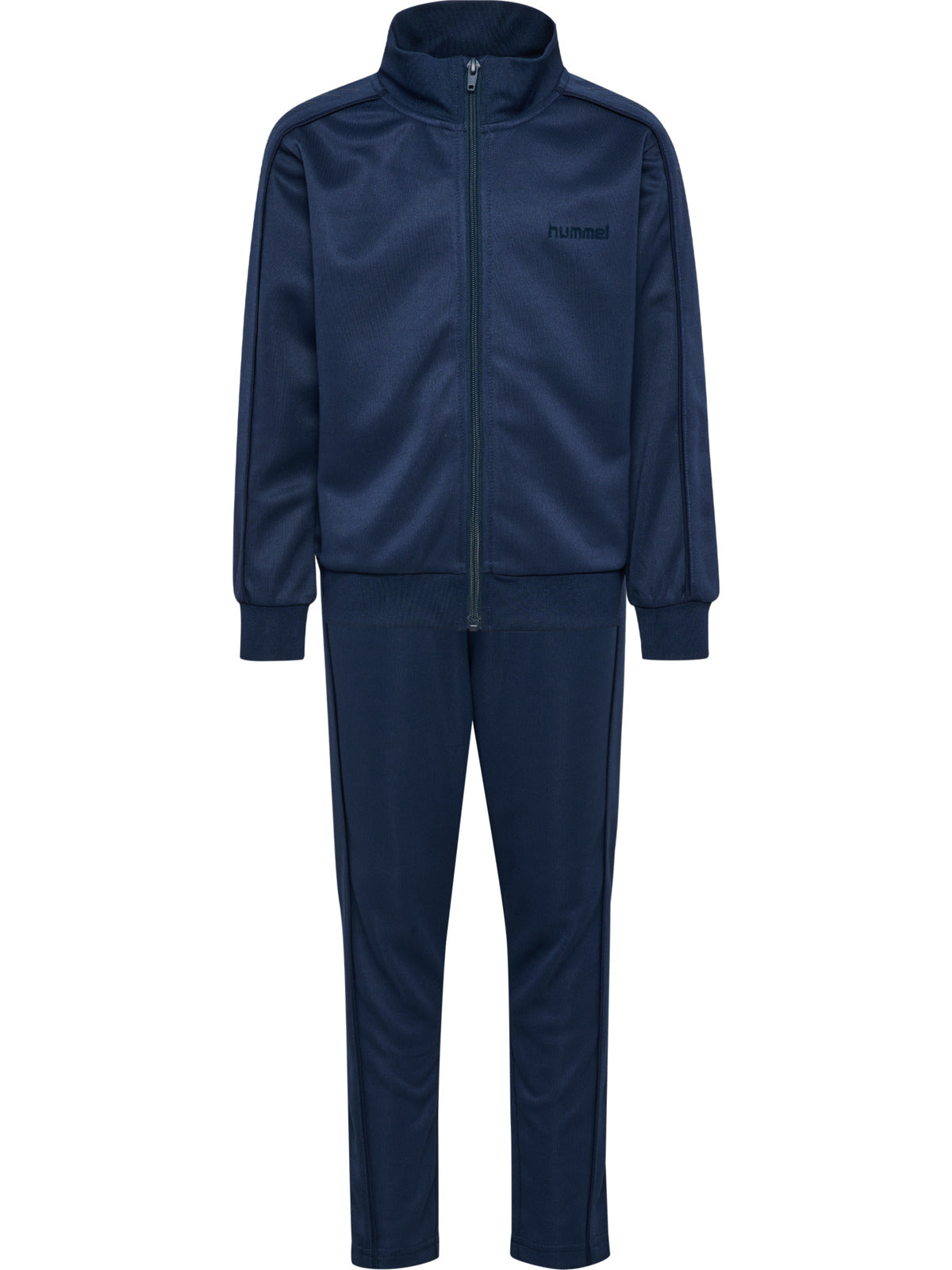 HUMMEL 4-10ÅR Logo Track Suit Jr Mørkeblå