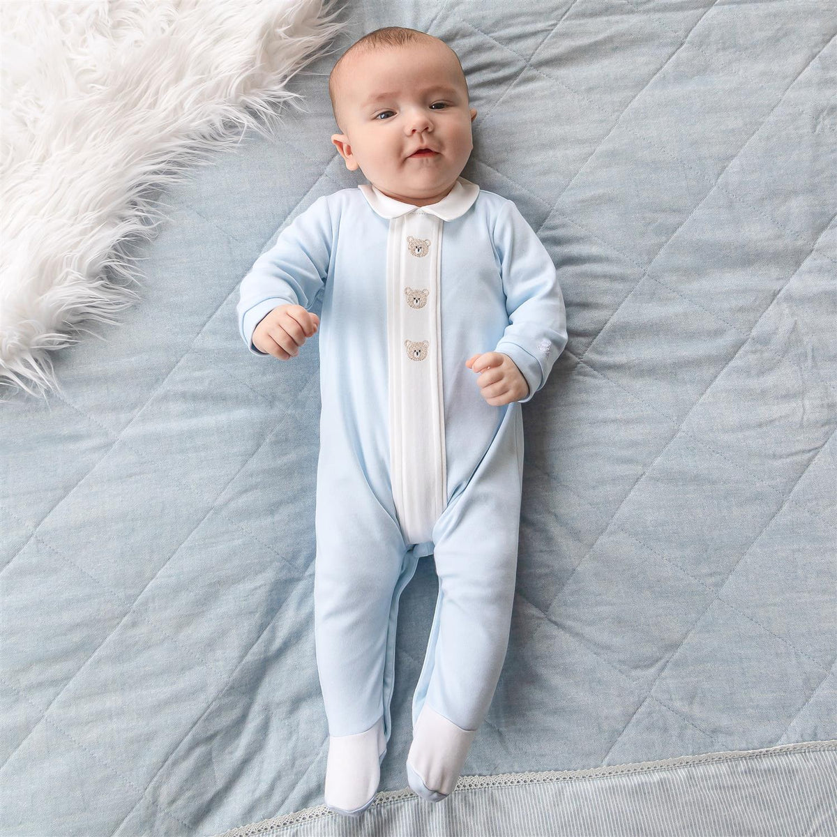 EMILE ET ROSE Miles Babydress,Bear Blå