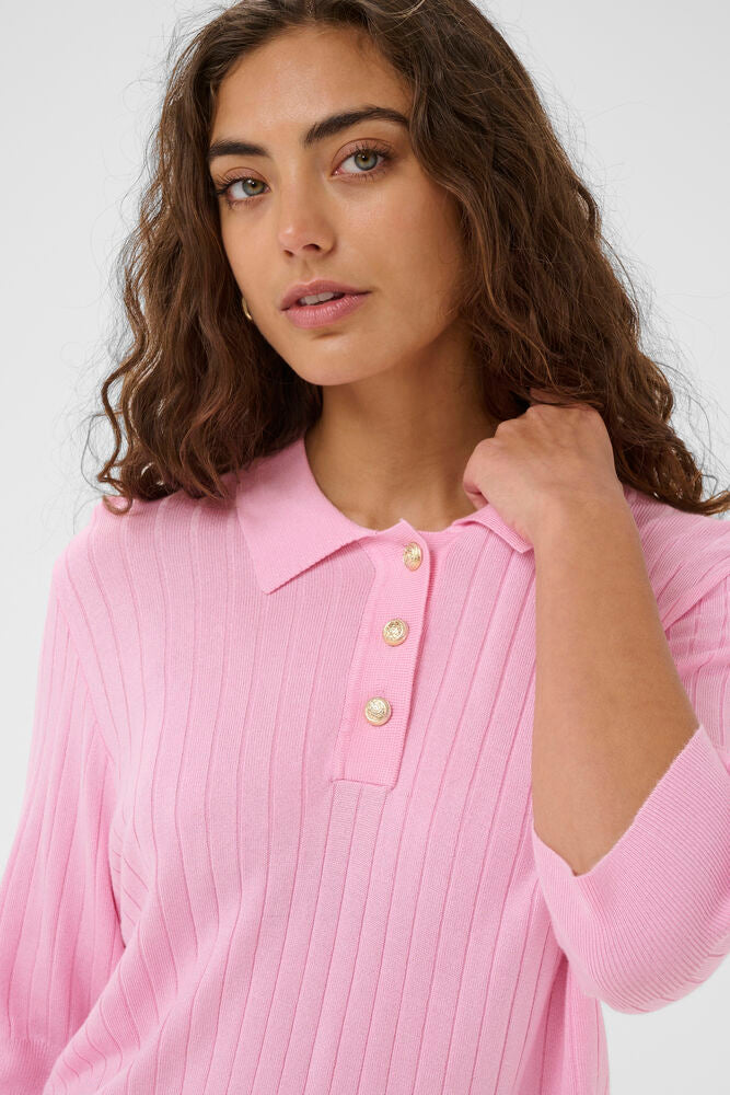 CULTURE Sophi Annemette Polo Pink - Farmor Ingvarda