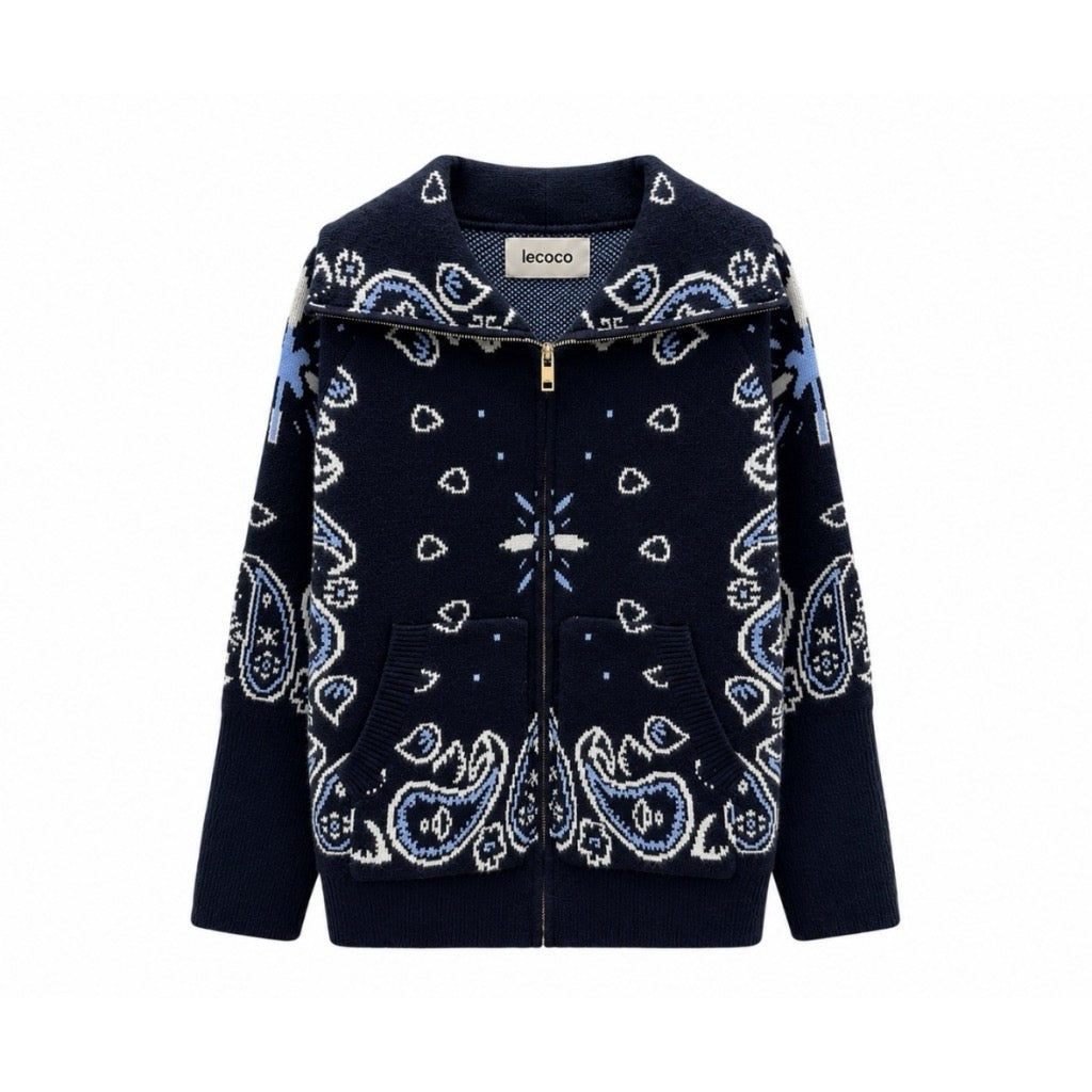 LECOCO Hanna Cardigan Navy