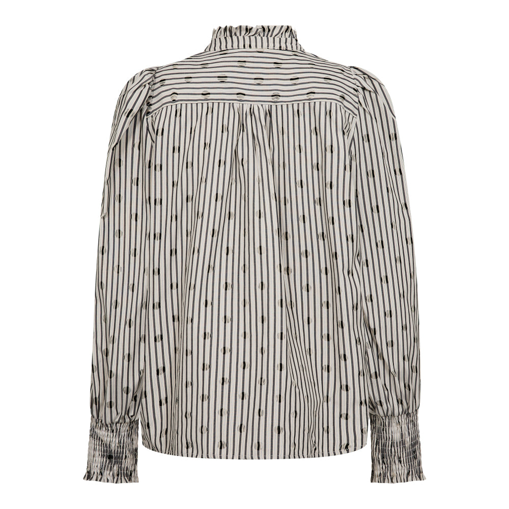 CO´ COUTURE Trixie Dot V-Shirt Grå