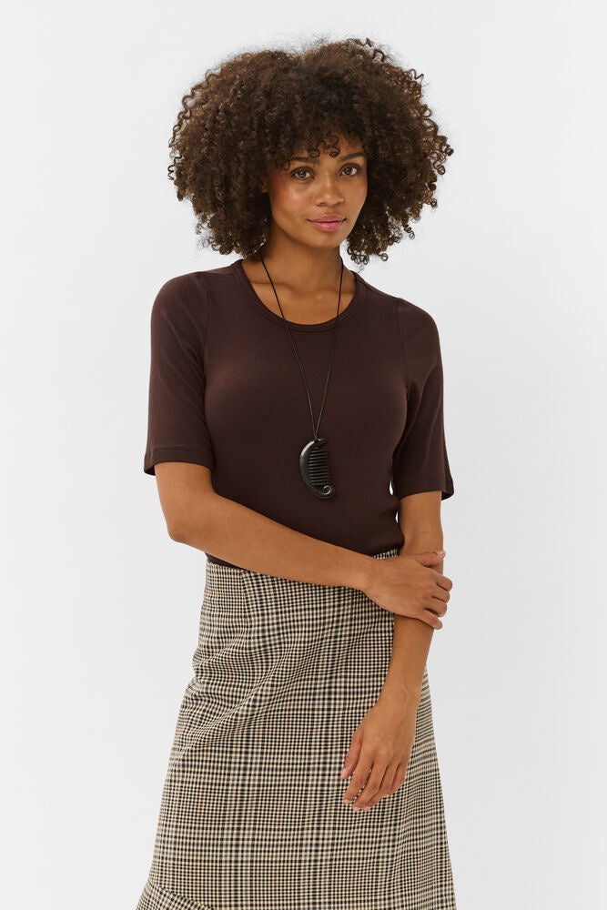 CULTURE Juliet T-shirt Brown