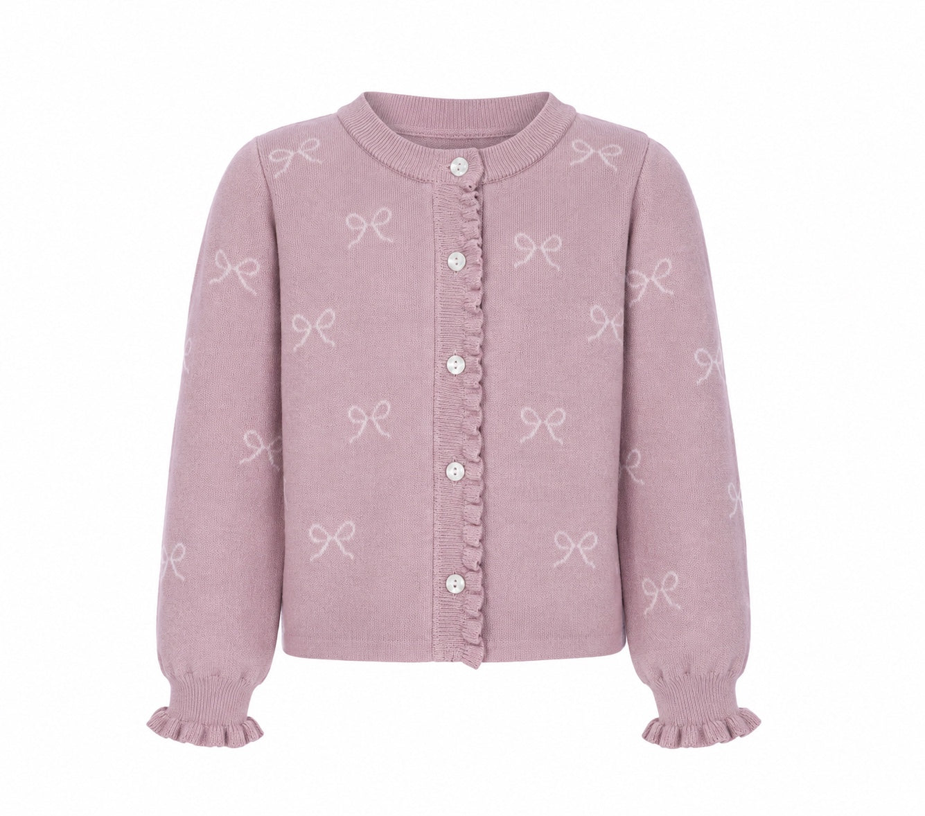 VILJE OG VE Lani Strikket Jakke Soft Pink
