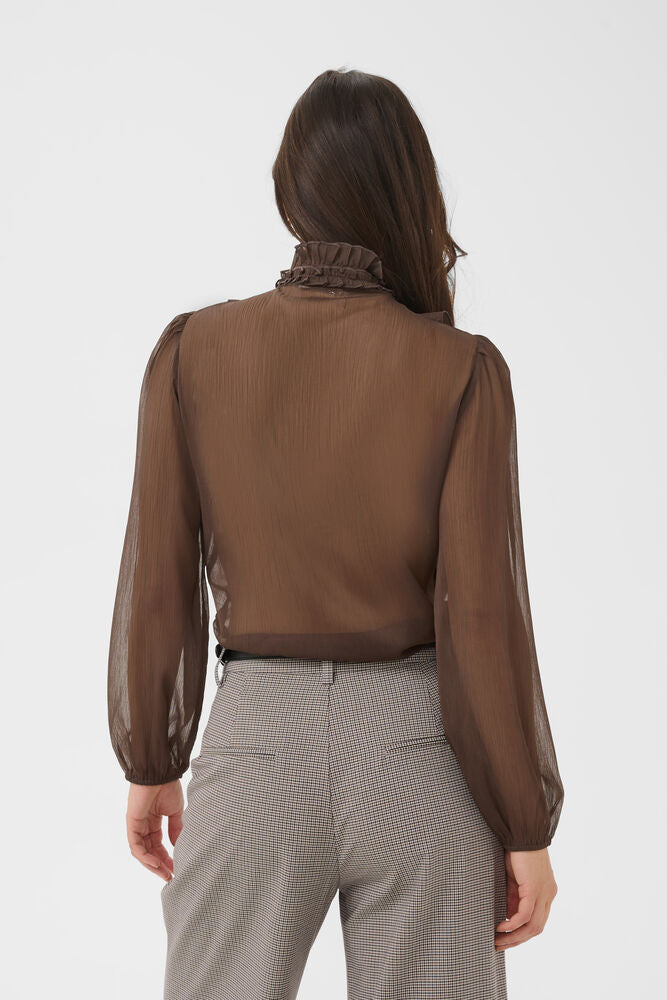 SAINT TROPEZ Lilja Crinkle Shirt