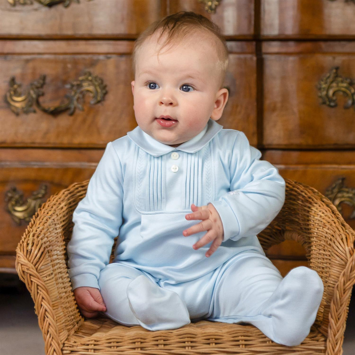 EMILE ET ROSE Michael Babydress m/lue Blå