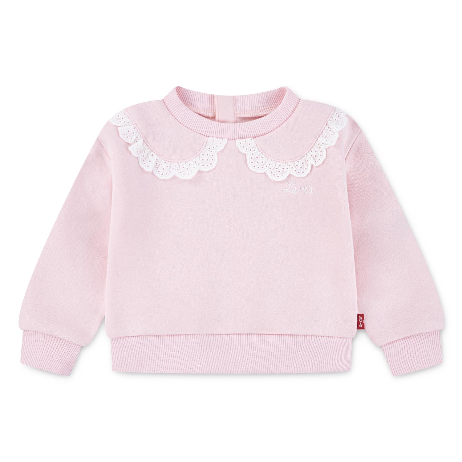 LEVIS 0-3ÅR Genser m/pyntekrage Rosa
