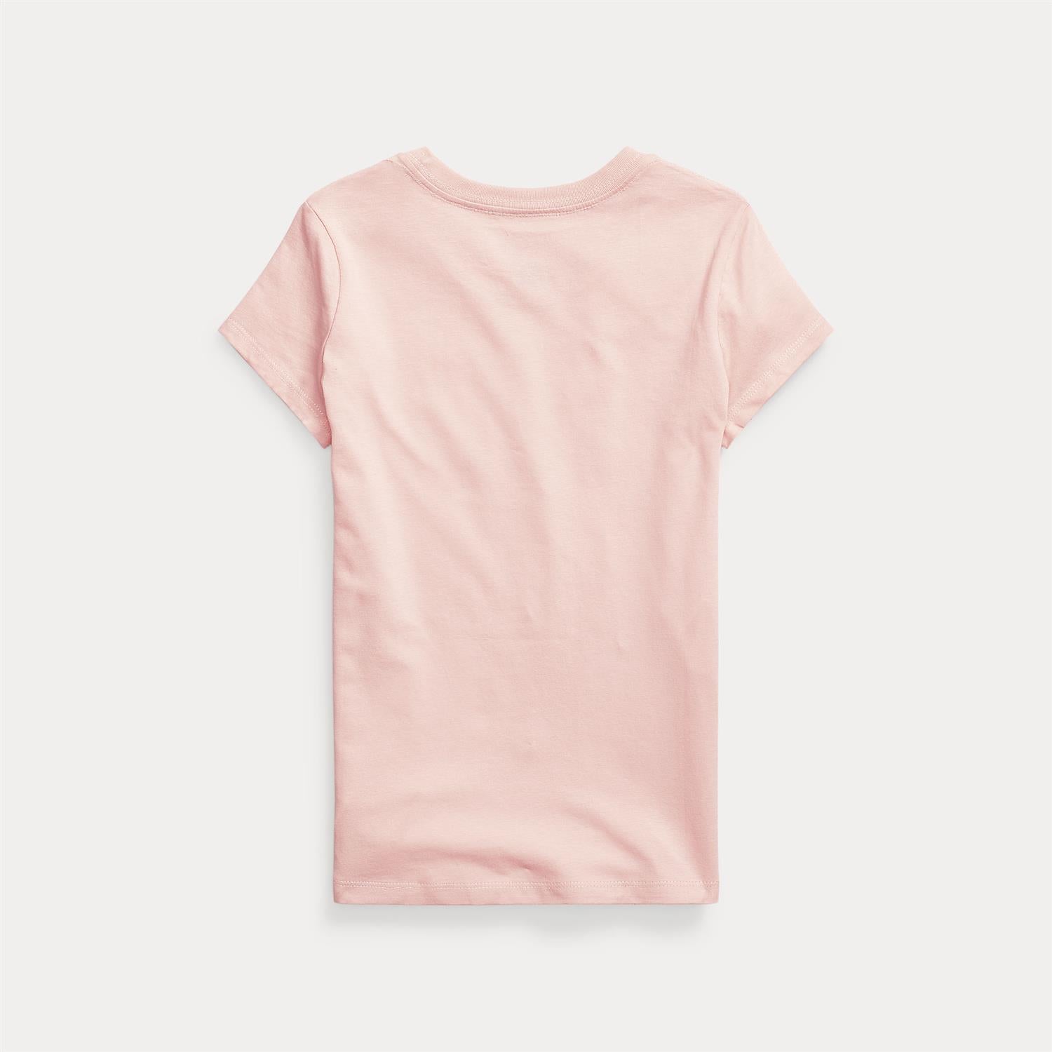 RALPH LAUREN 8-16År T-skjorte liten logo,Jente Lys Rosa