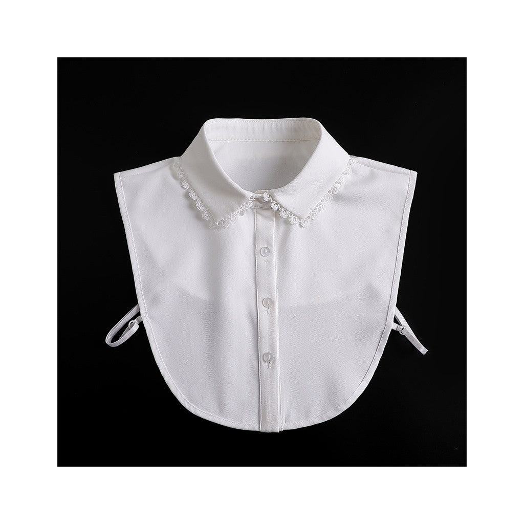 ENDLESS Skjortekrage med liten blondekant