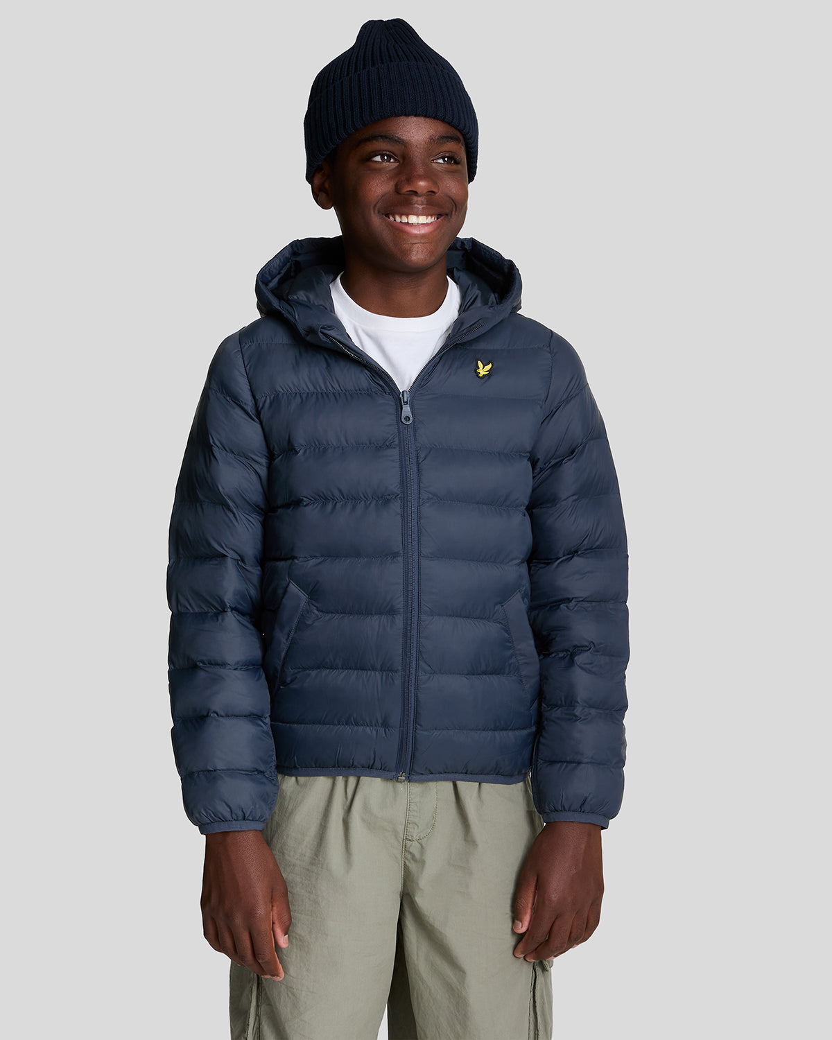 LYLE & SCOTT Lightweight Puffer Jacket Mørkeblå