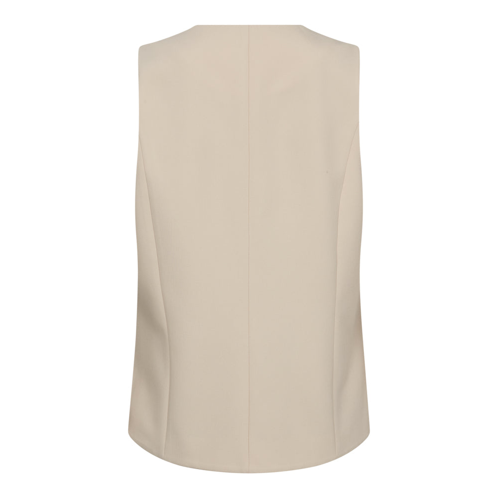 CO´ COUTURE Vola Curve Vest Beige