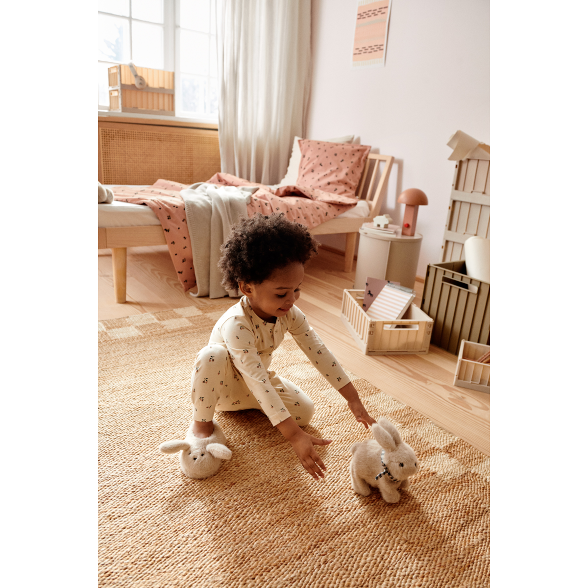 LIEWOOD Dev Rabbit Motoric Teddy Beige