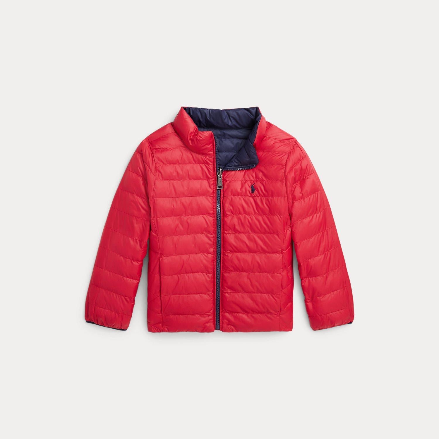 RALPH LAUREN 2-7År Reversible Terra Outerwear Bomber,2-7år Mørkeblå/Rød