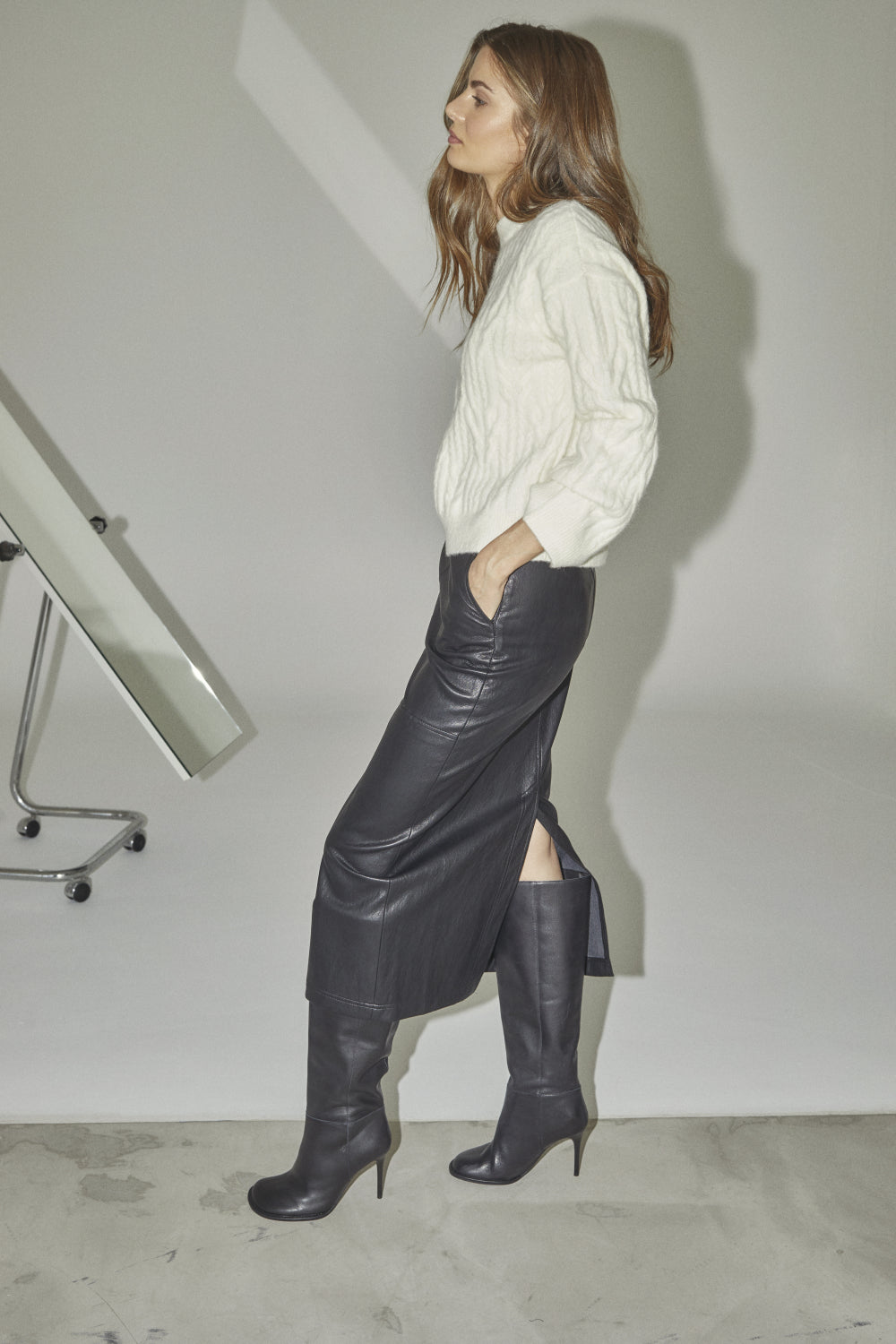 CO´ COUTURE Gitt Floor Skirt Black