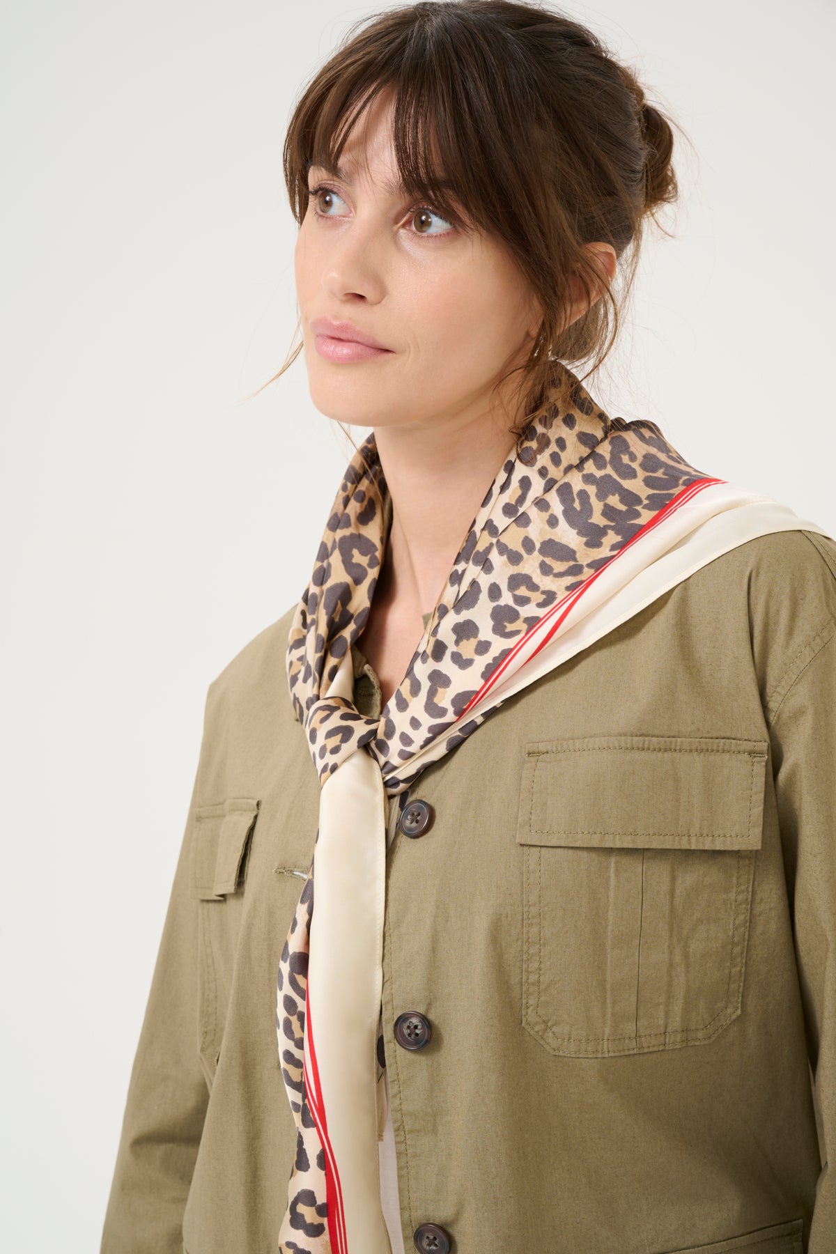 CULTURE Banda Scarf Leopard