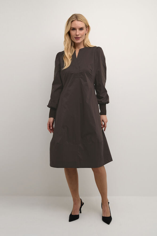 CULTURE Antoinett Rib Dress Demitasse