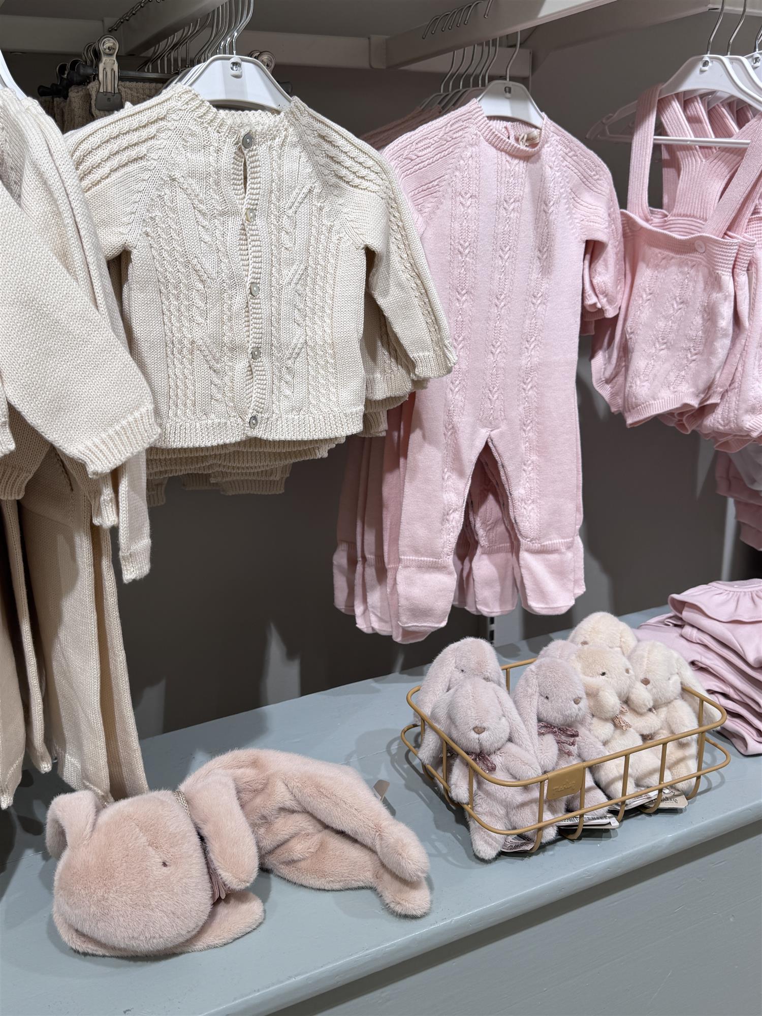 WEDOBLE Strikket Babydress Lys Rosa - Farmor Ingvarda