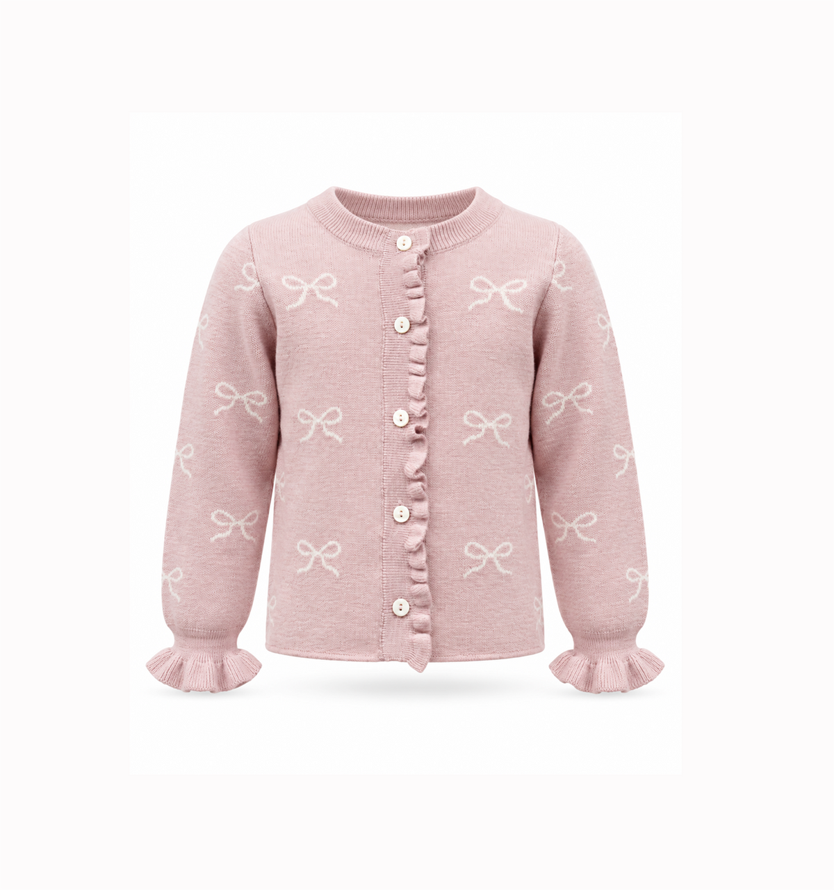 VILJE OG VE Lani Strikket Jakke Soft Pink