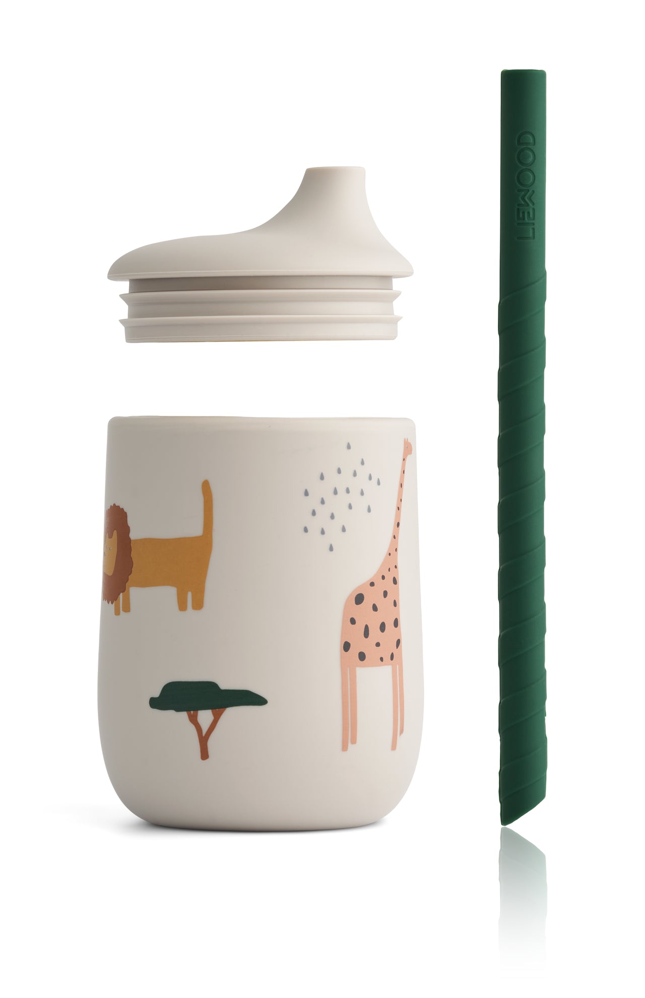 LIEWOOD Ellis Sippy Cup,Safari Sand Mix