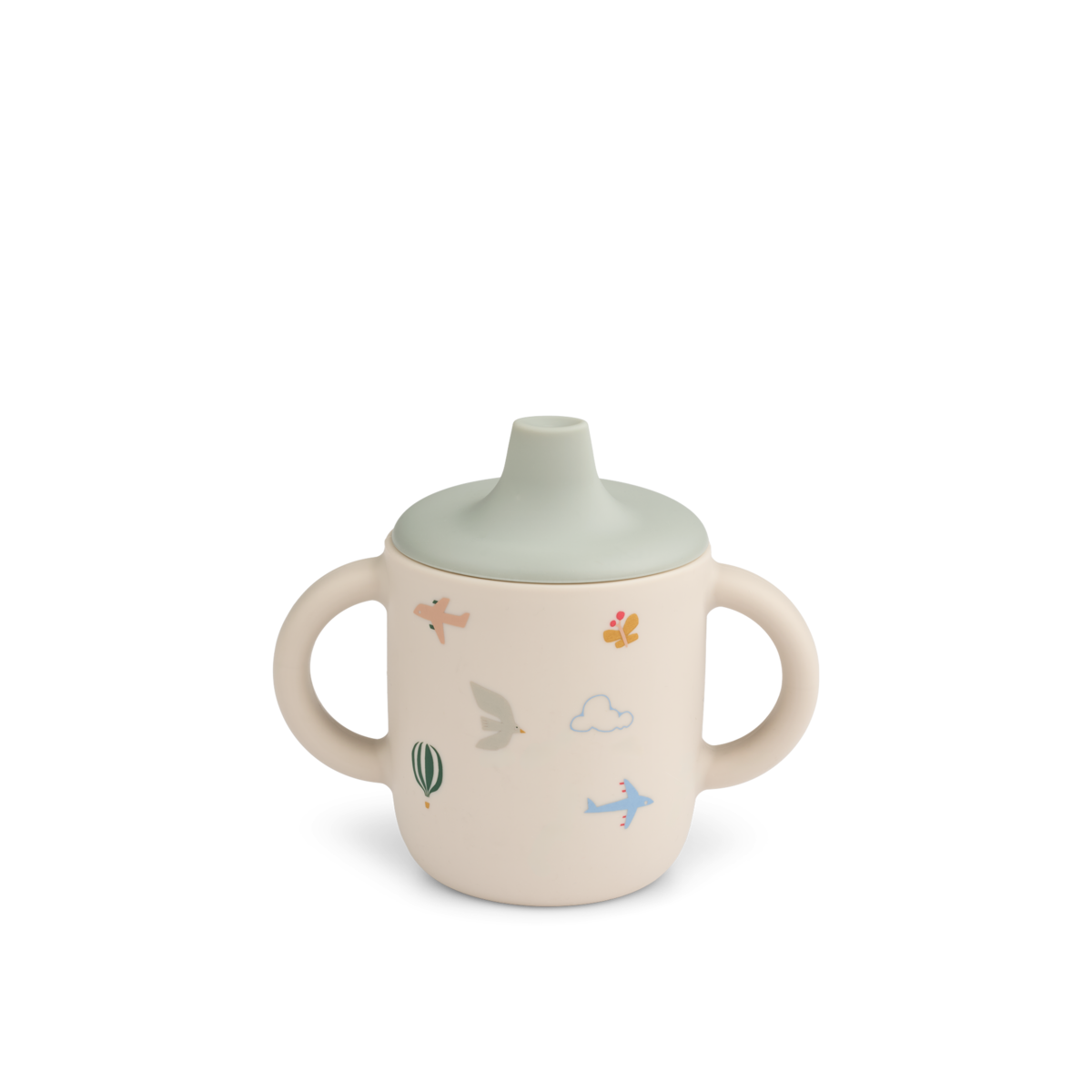 LIEWOOD Neil Sippy Cup,Flying Dus Blå/Sand