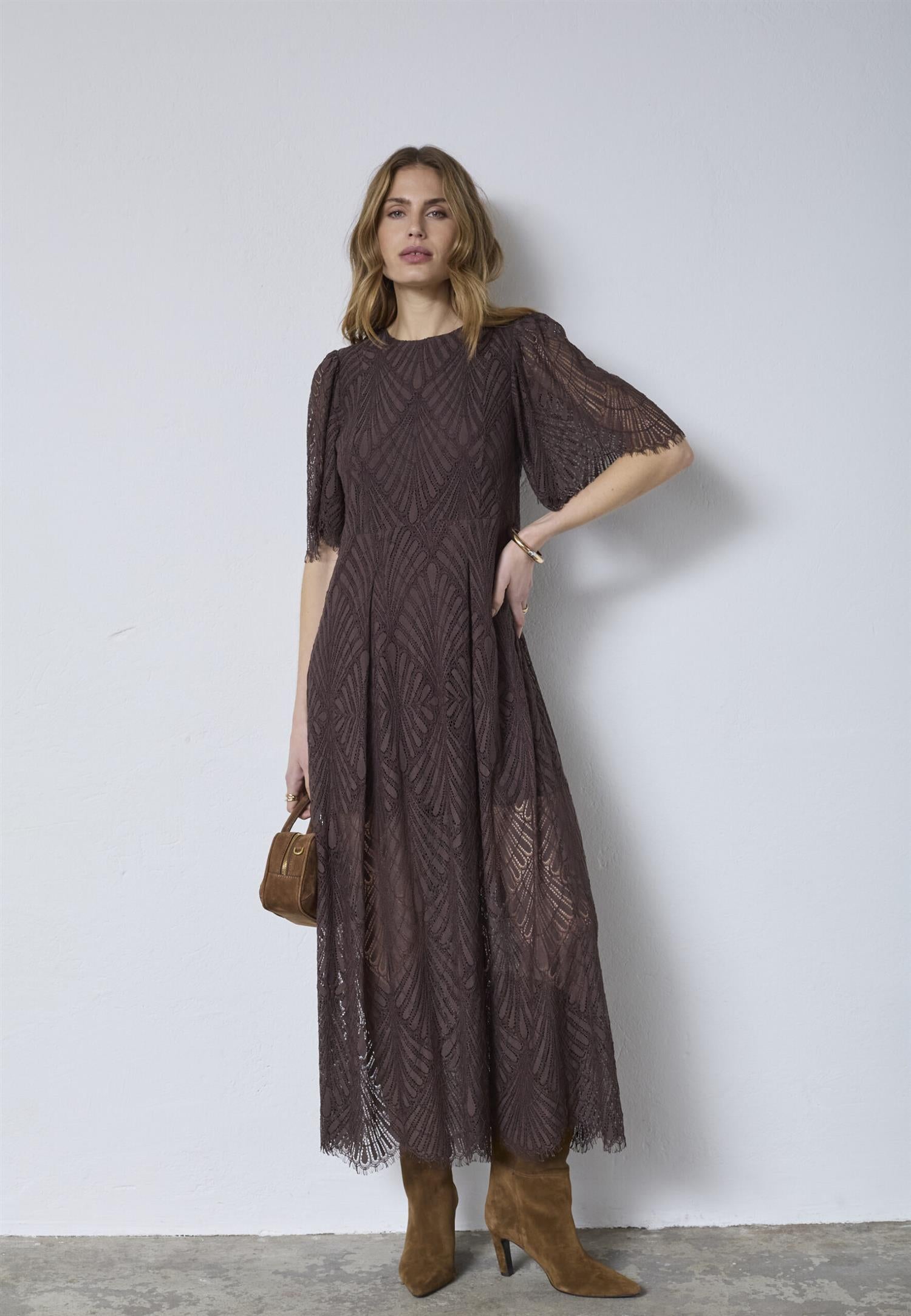 CO´ COUTURE Leti Lace Maxi Dress - Farmor Ingvarda