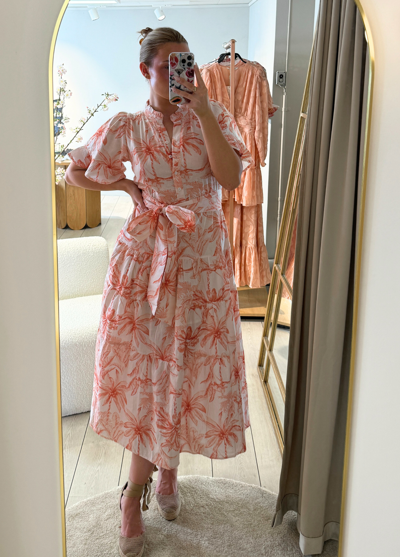 MISSMAYA Gaia Dress Palm Tree
