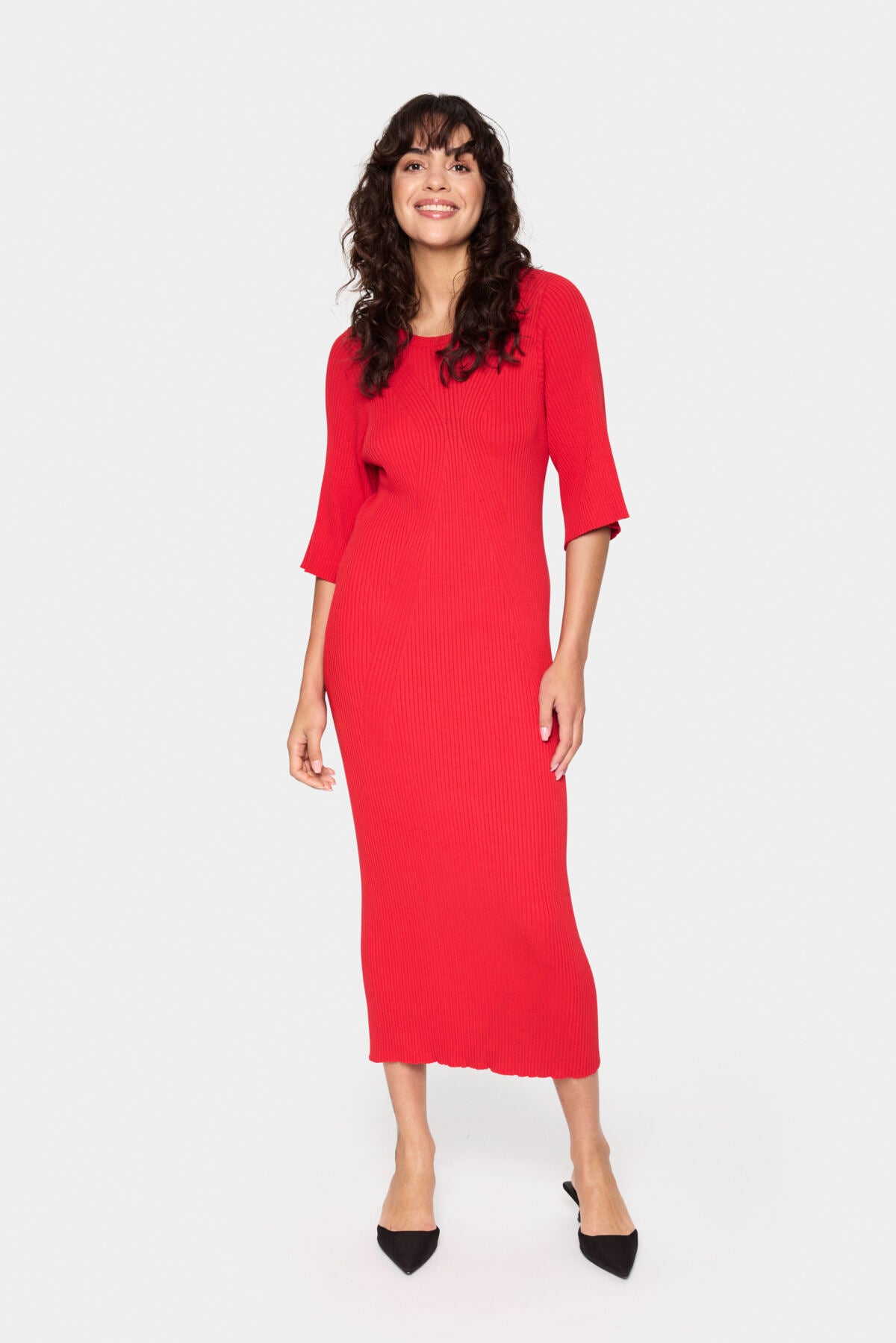 SAINT TROPEZ Huberta Dress Rød