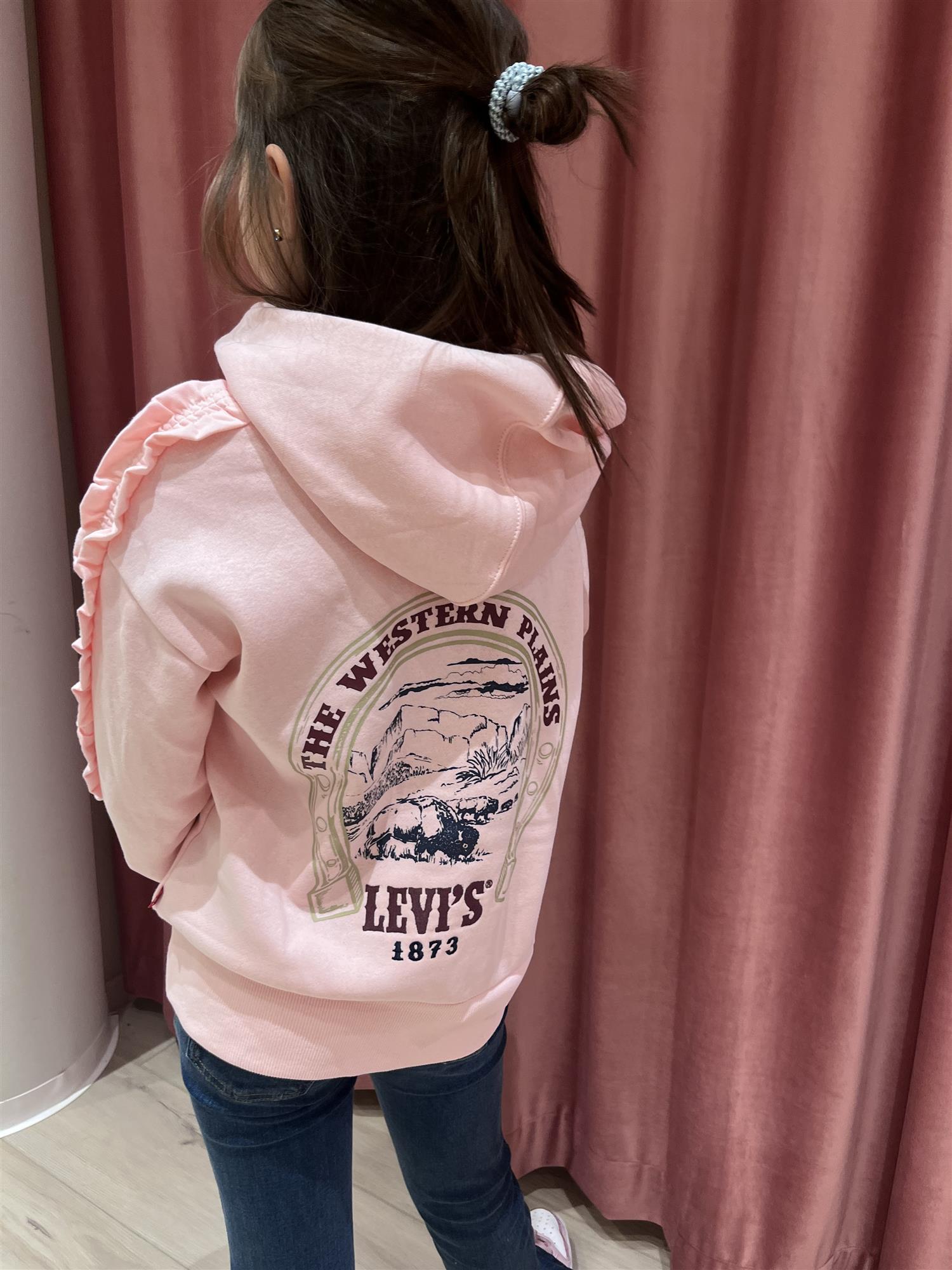 LEVIS Hettegenser m/rysjer Rosa