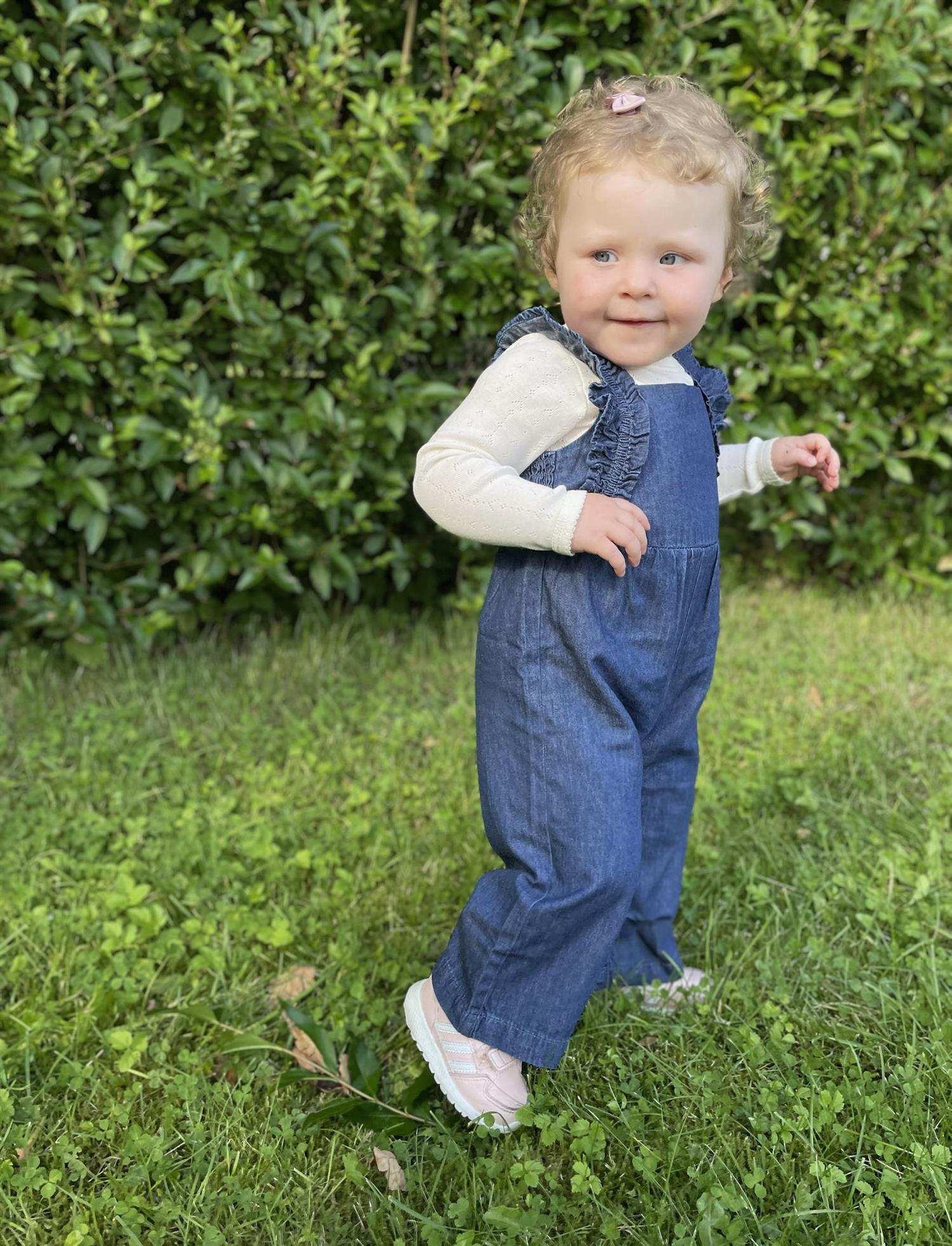 LEVIS 0-3ÅR Ruffle strap jumpsuit