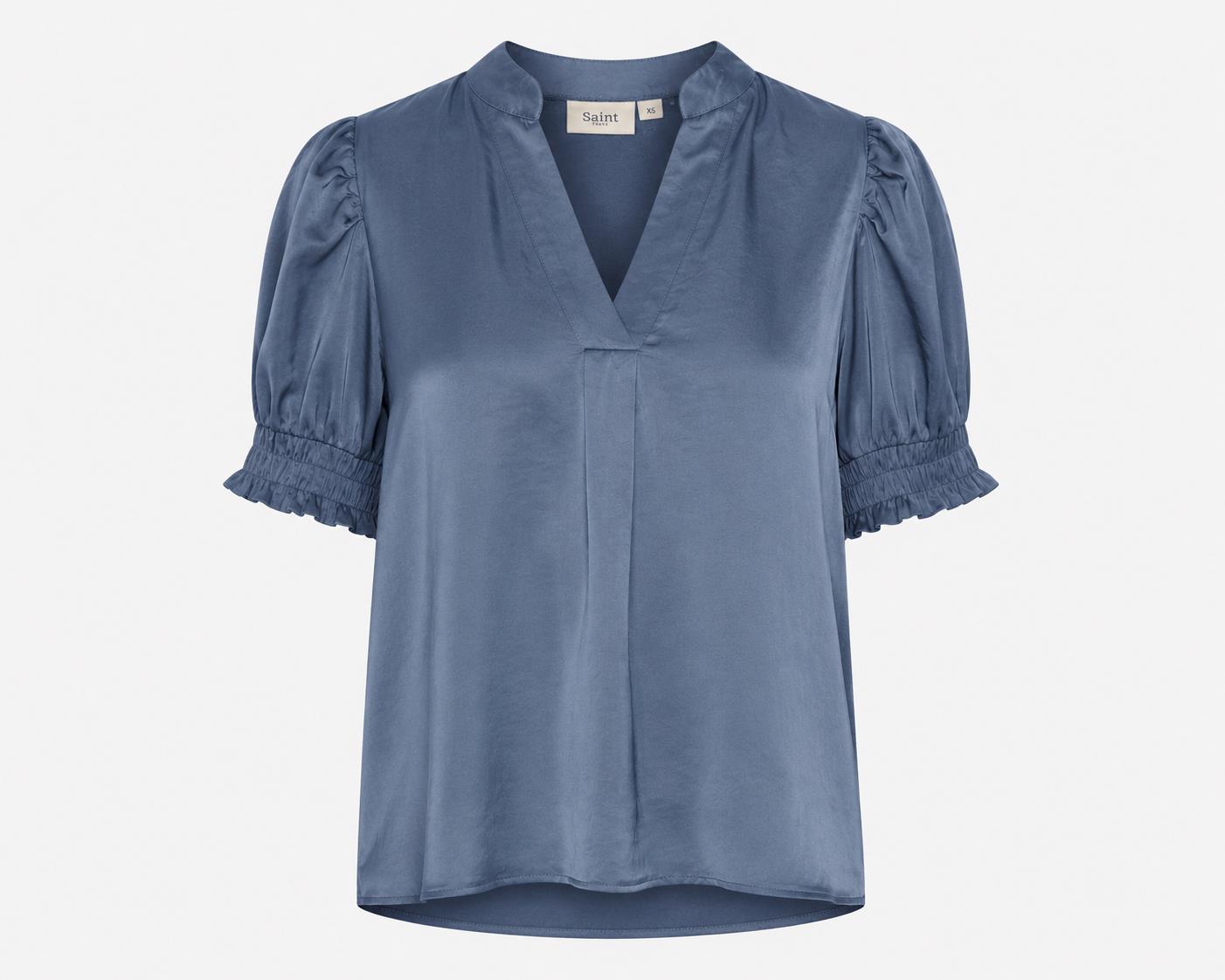 SAINT TROPEZ Panan Blouse China Blue