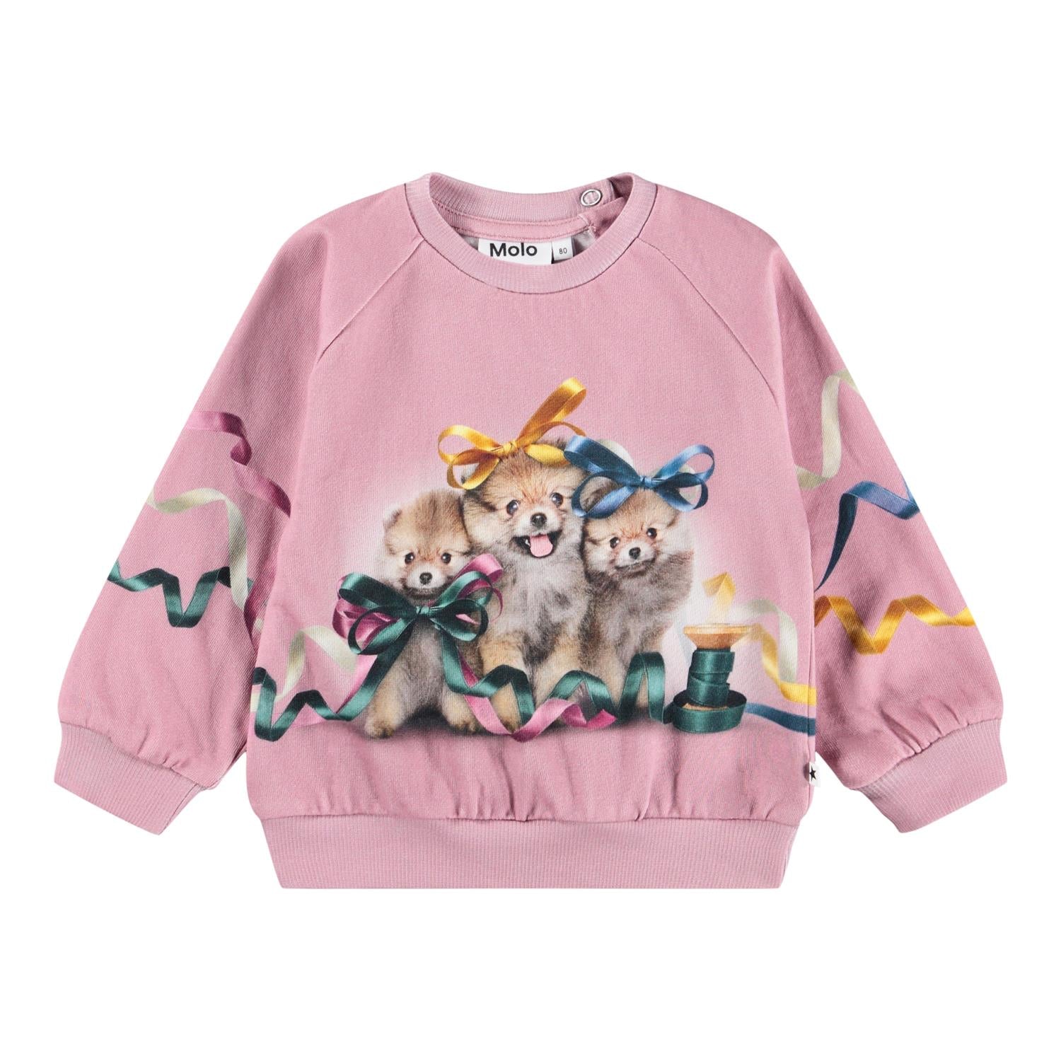 MOLO 0-4ÅR Disc genser,Baby Rosa