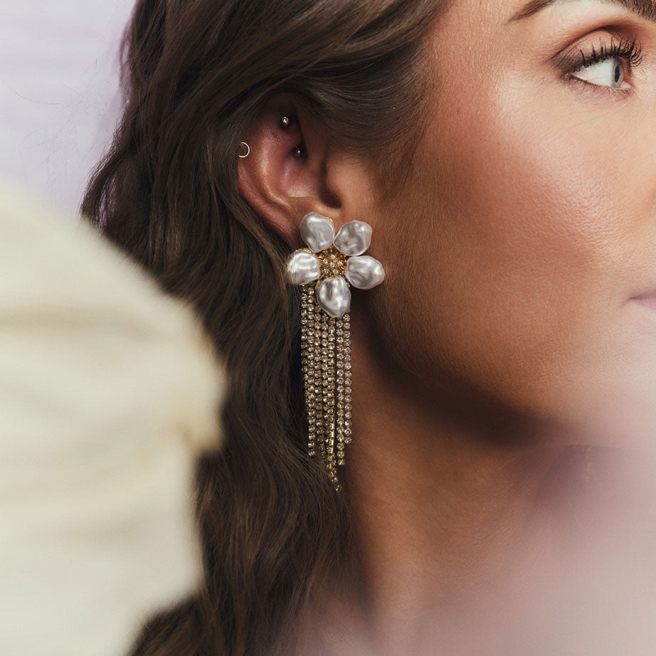 TONE DAMLI by A & C Blossom big earrings