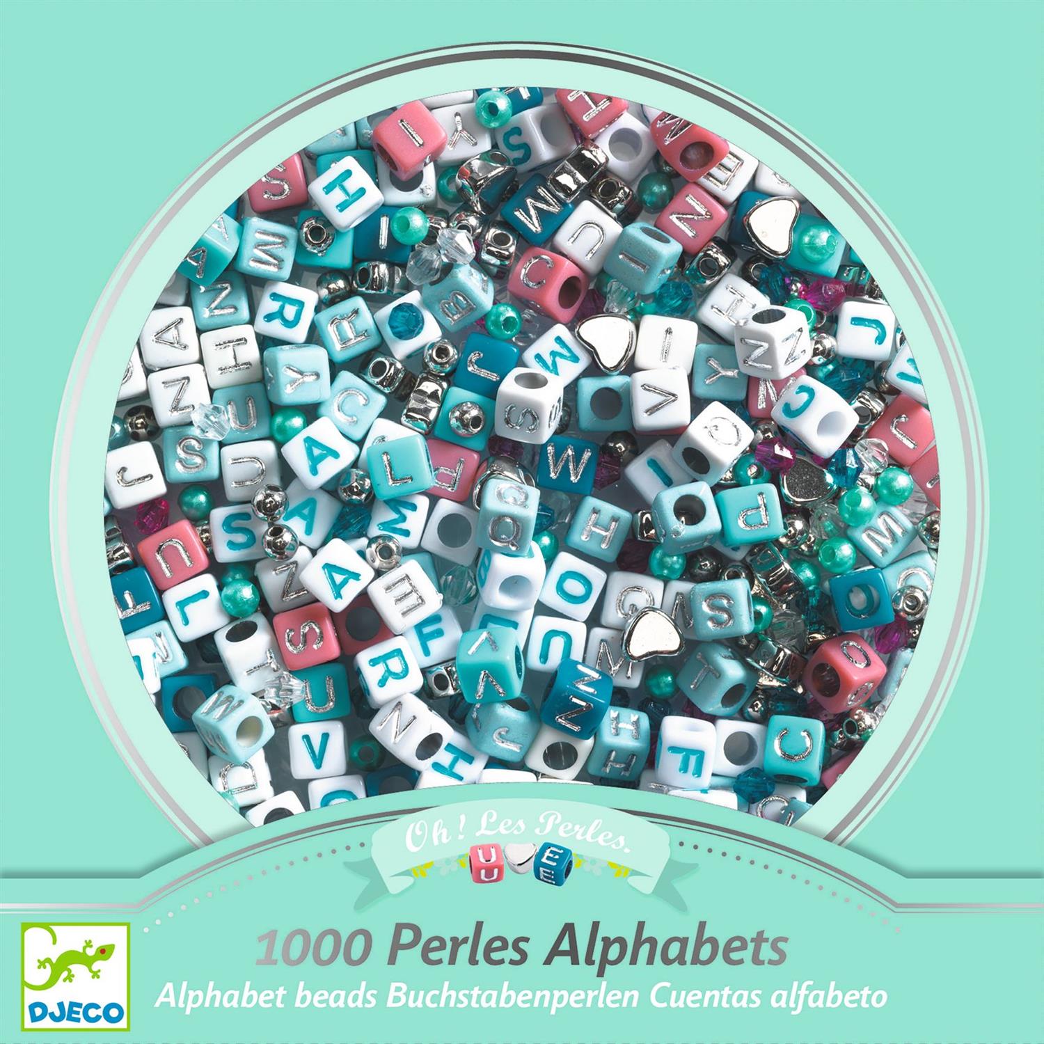 DJECO Perlesett,Alphabet beads