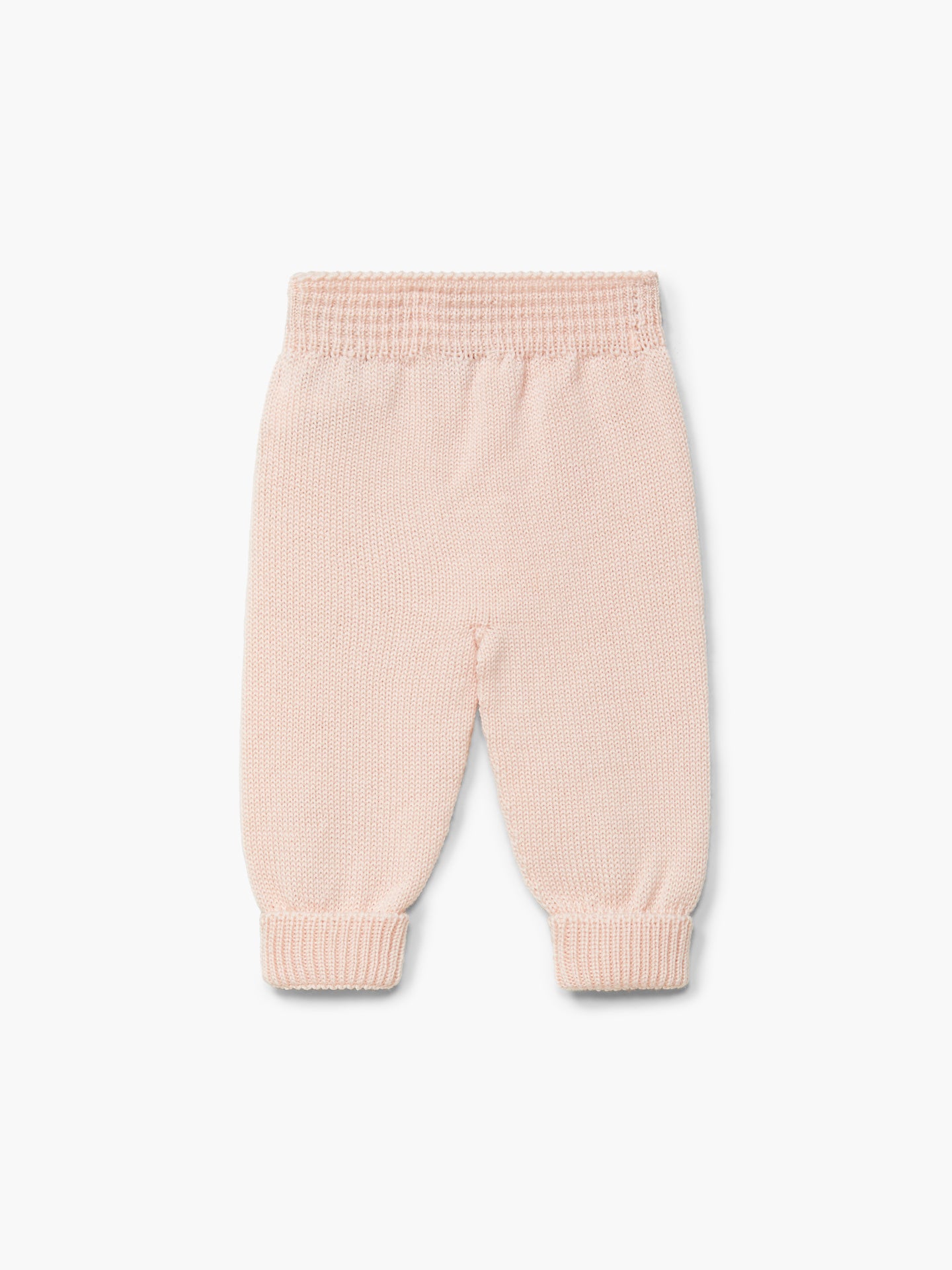 WEDOBLE Strikket bukse,Ull Lys Rosa