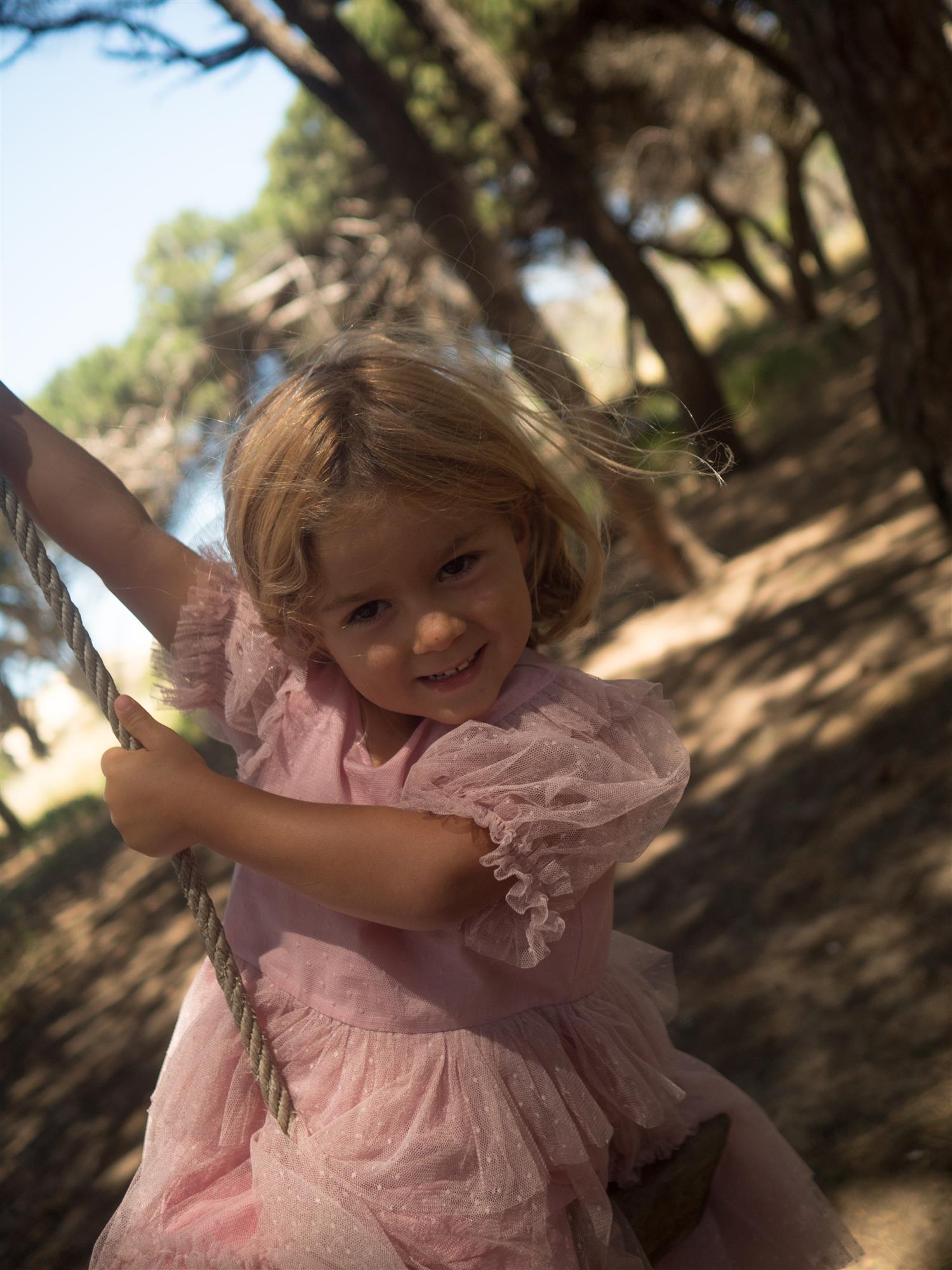 MARMAR COPENHAGEN 3-12ÅR Doth Tulle Dotty Dress Rosa