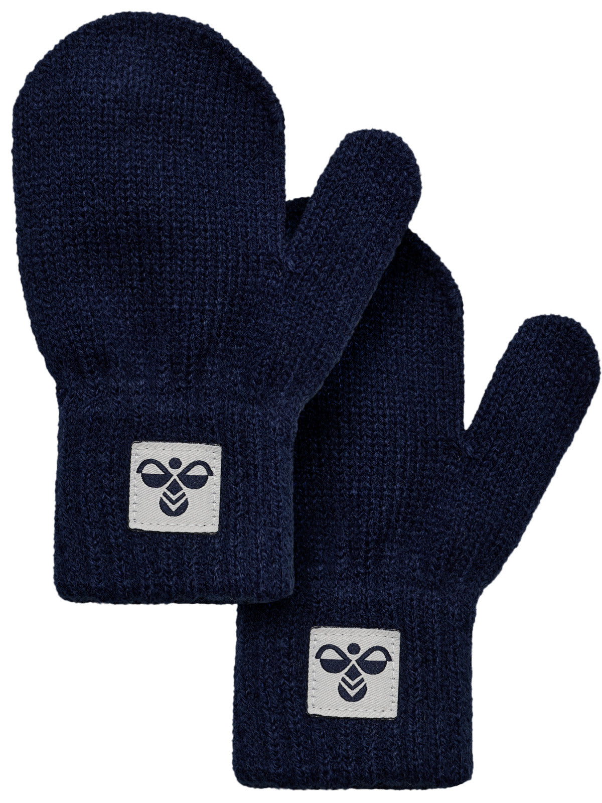 HUMMEL 0-4ÅR 2pk. Knit Mittens Dress Blues
