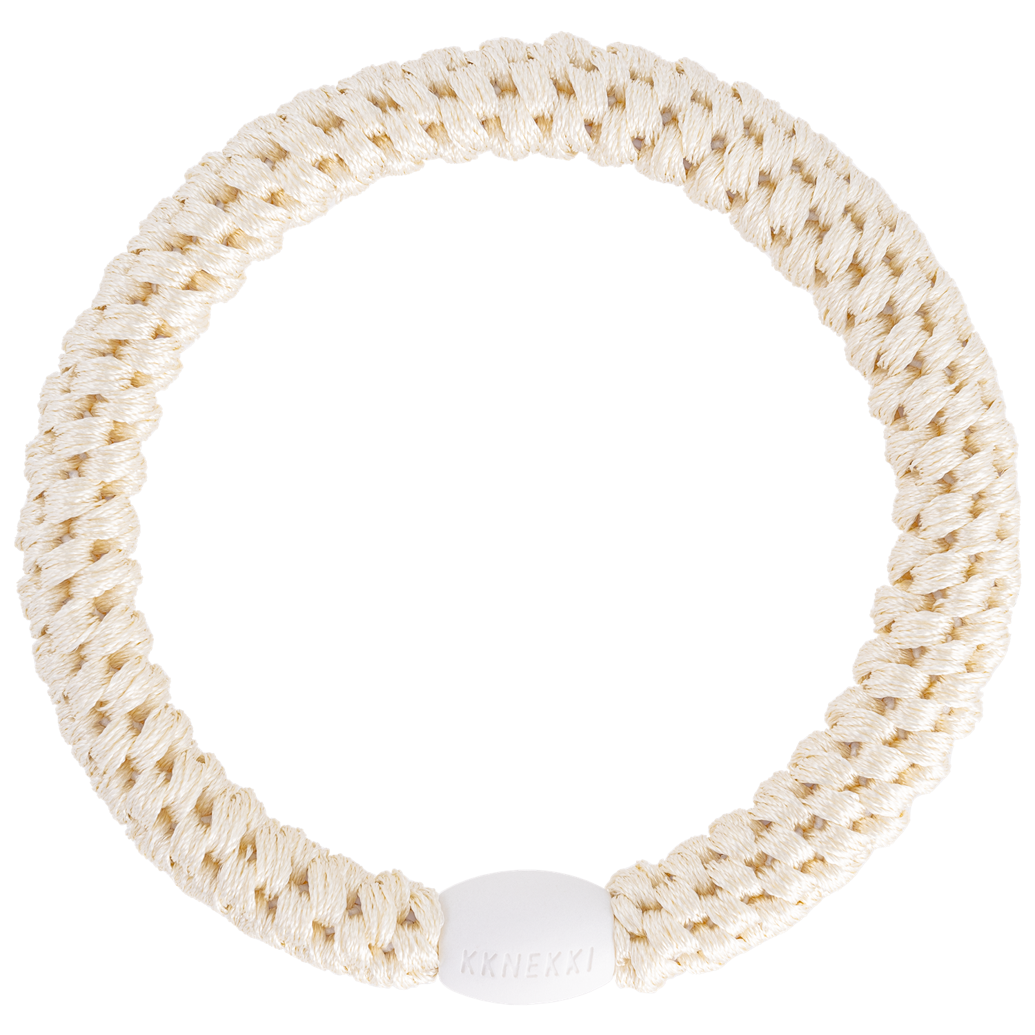 KKNEKKI Kknekki Hårstrikk Ivory