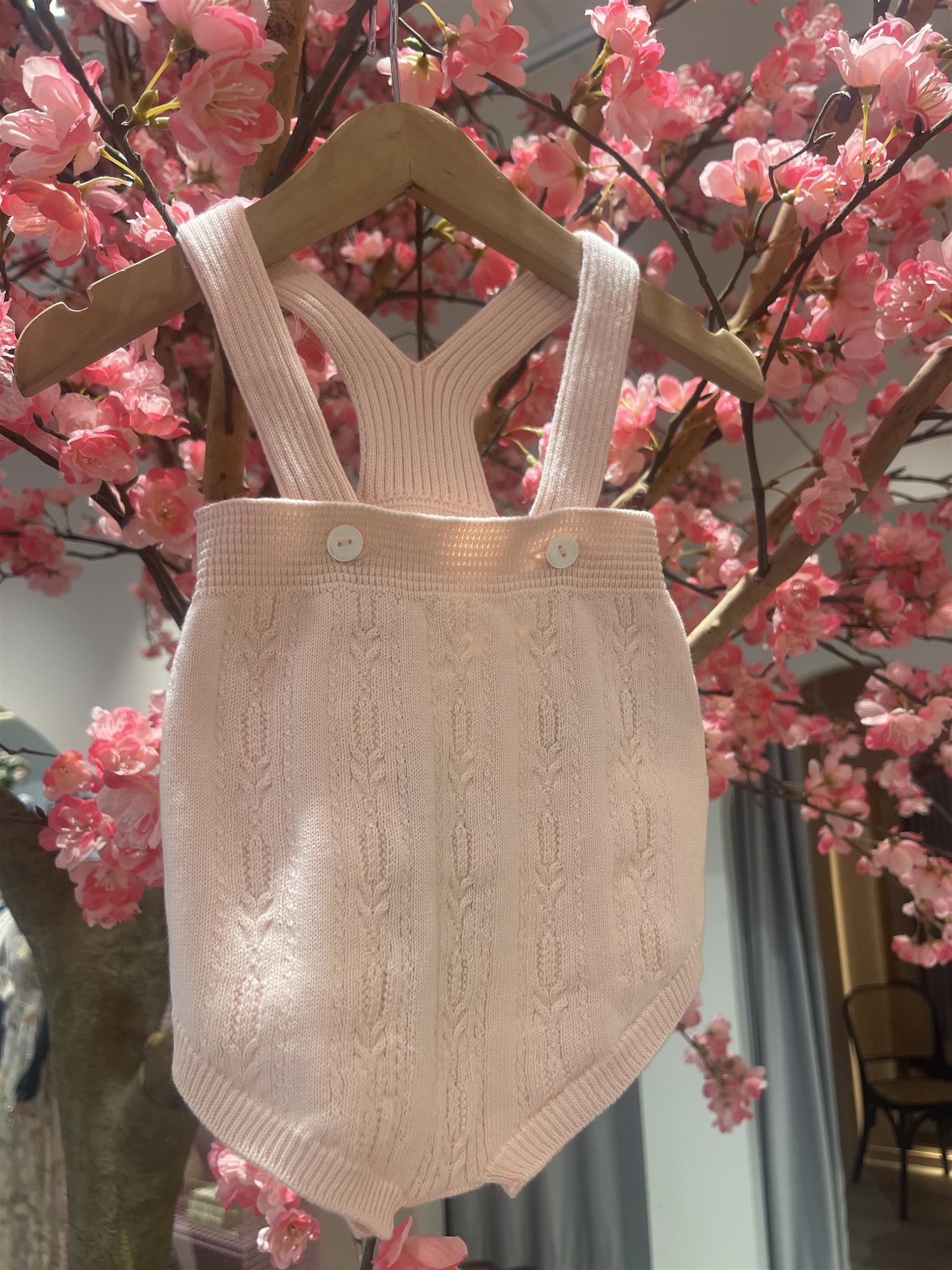 WEDOBLE Strikket Seleshorts Lys Rosa - Farmor Ingvarda