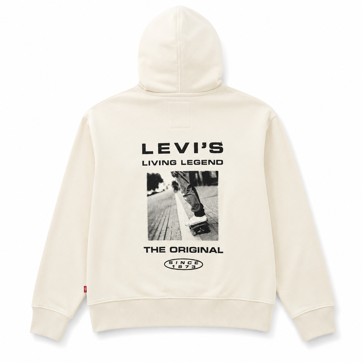 LEVIS 4-14ÅR Hettegenser Off-White