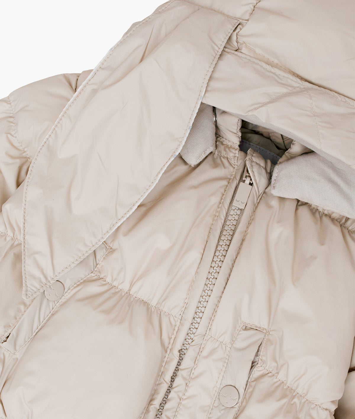LIVLY Bunny Puffer Overall Beige