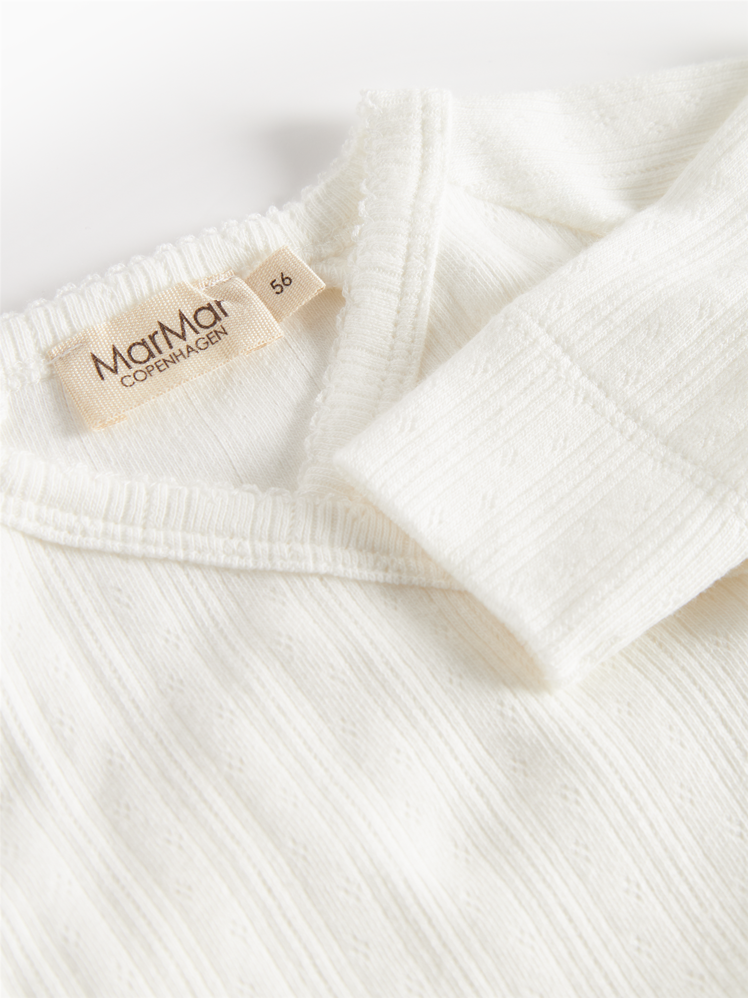 MARMAR COPENHAGEN Rubetta Modal Pointelle,Newborn Krem