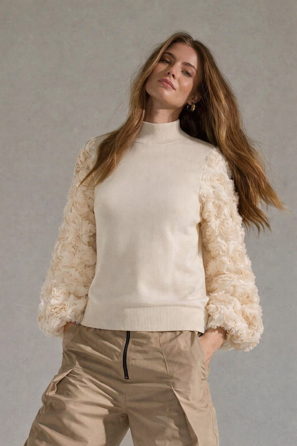 CO´ COUTURE Mercia Rose Mix Knit - Farmor Ingvarda