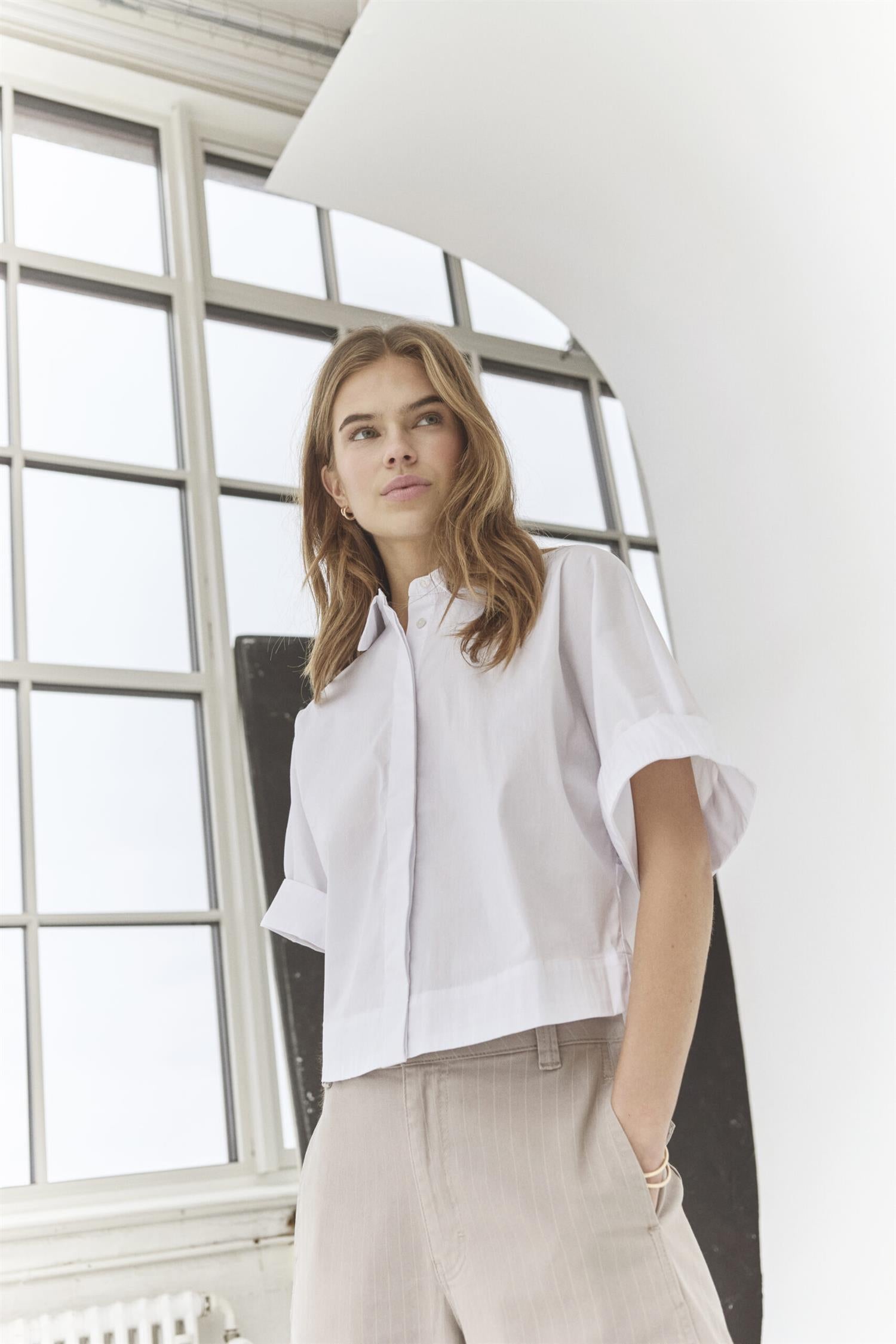 CO´ COUTURE Elara SS Shirt - Farmor Ingvarda