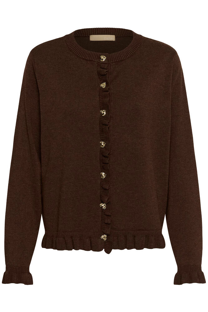 CULTURE Annemarie Frill Cardigan Brun