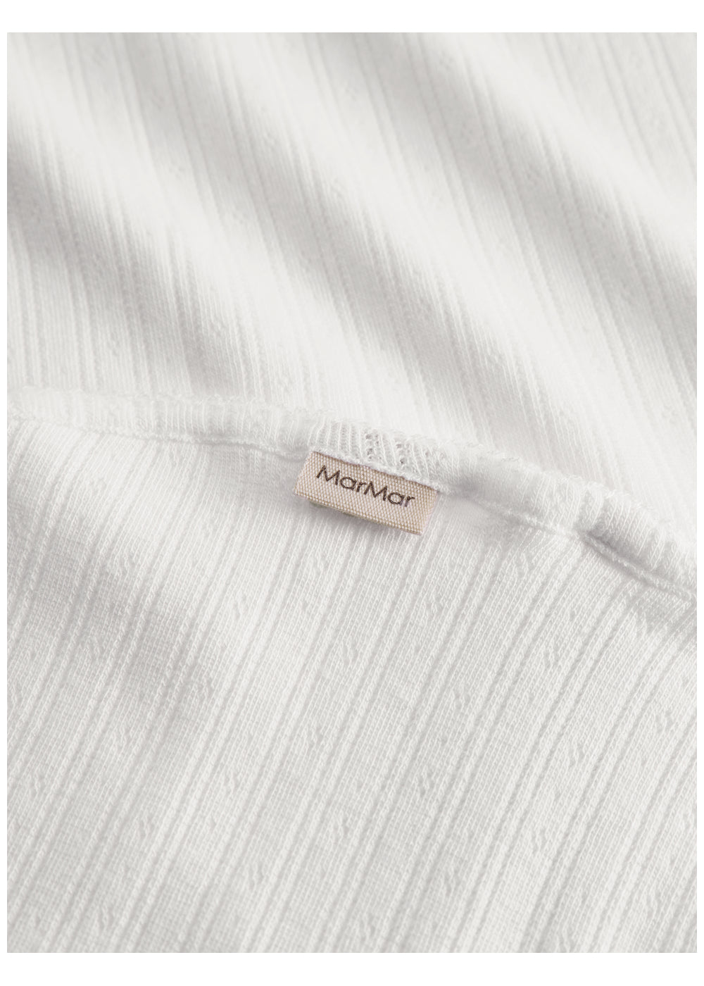 MARMAR COPENHAGEN 0-3ÅR Alida Pointelle babyteppe,Newborn Hvit - Farmor Ingvarda