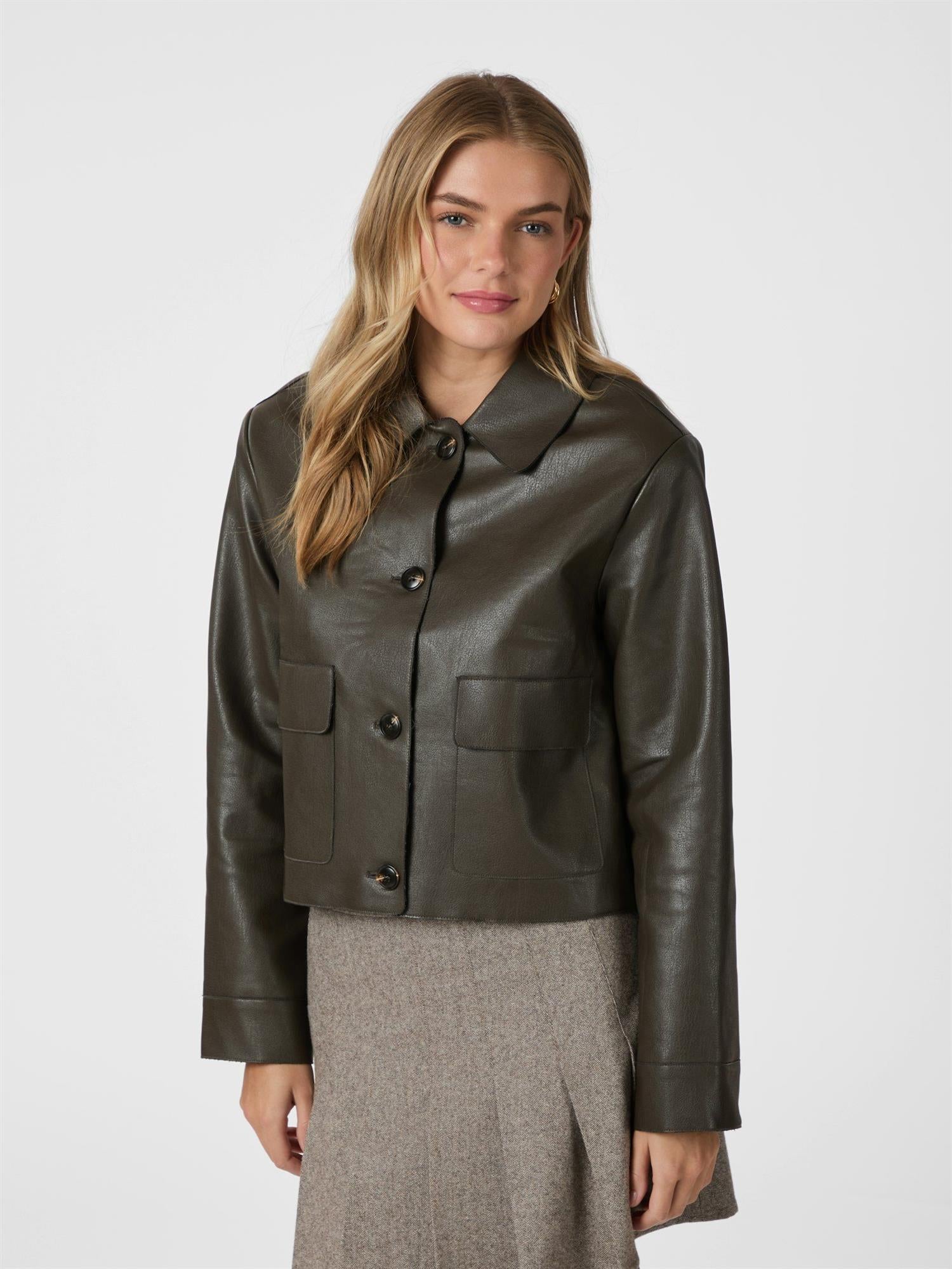 NEO NOIR Romana Faux PU Jacket
