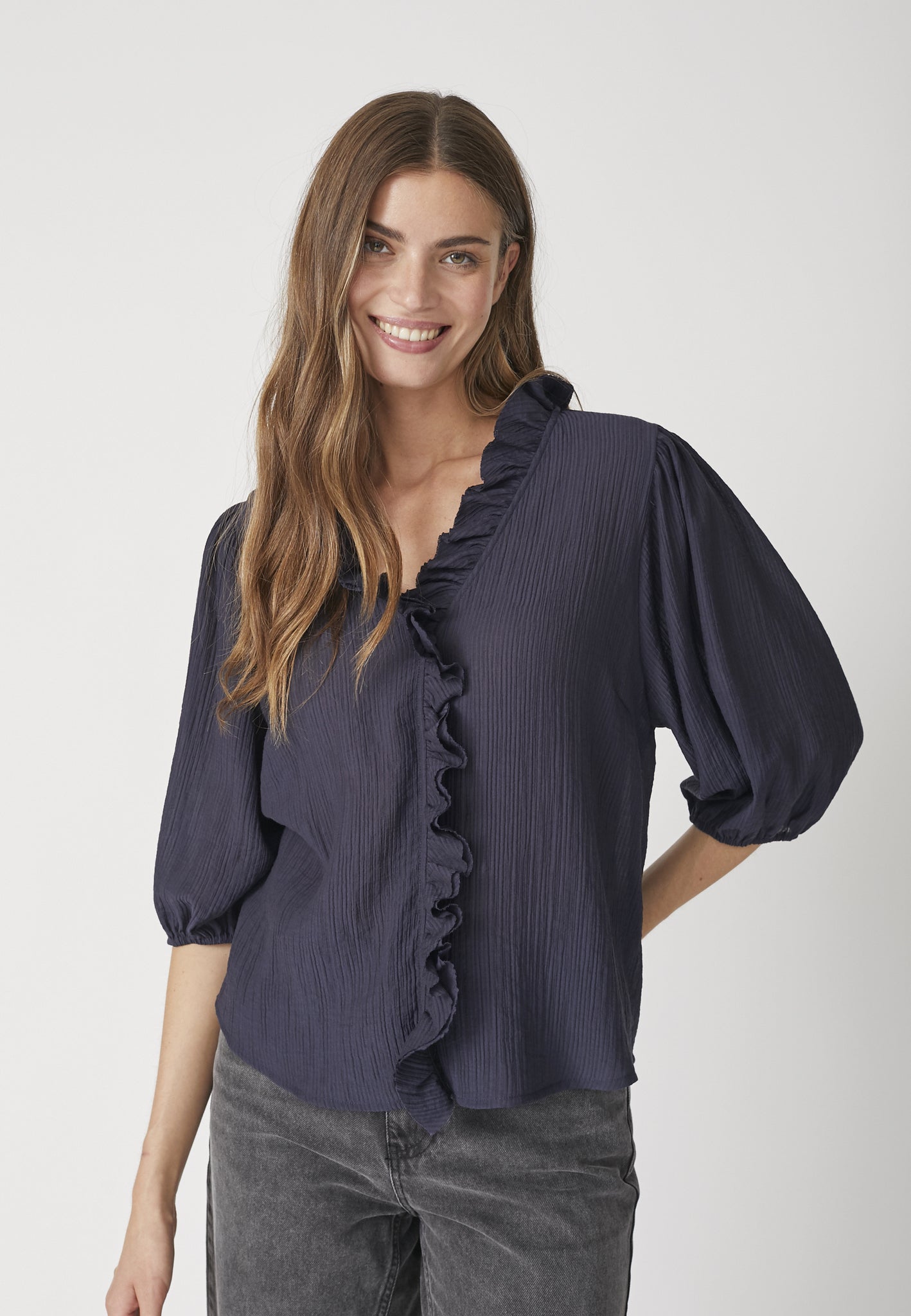 CO´ COUTURE Anika Frill SS Shirt