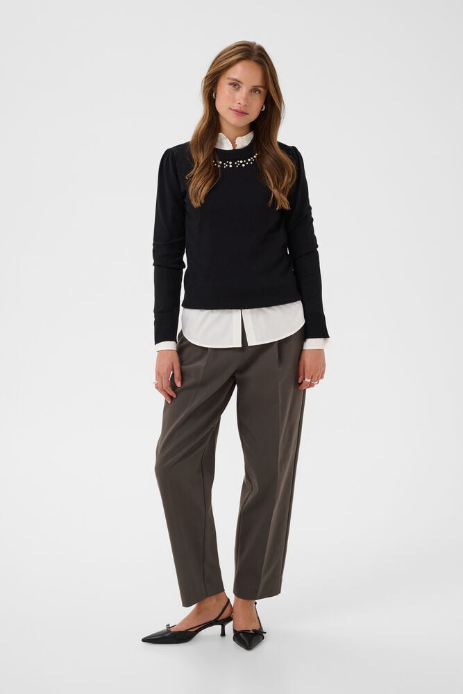 SAINT TROPEZ Temma Pullover Black