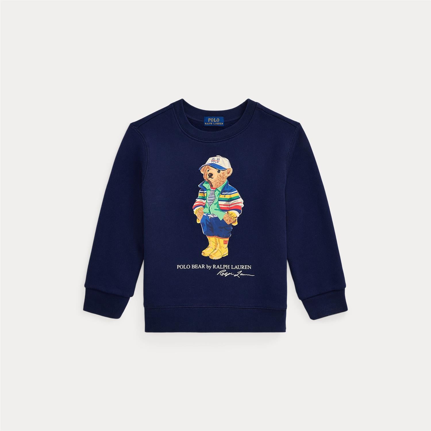 RALPH LAUREN 2-7År Polo Bear Sweatshirt Mørkeblå