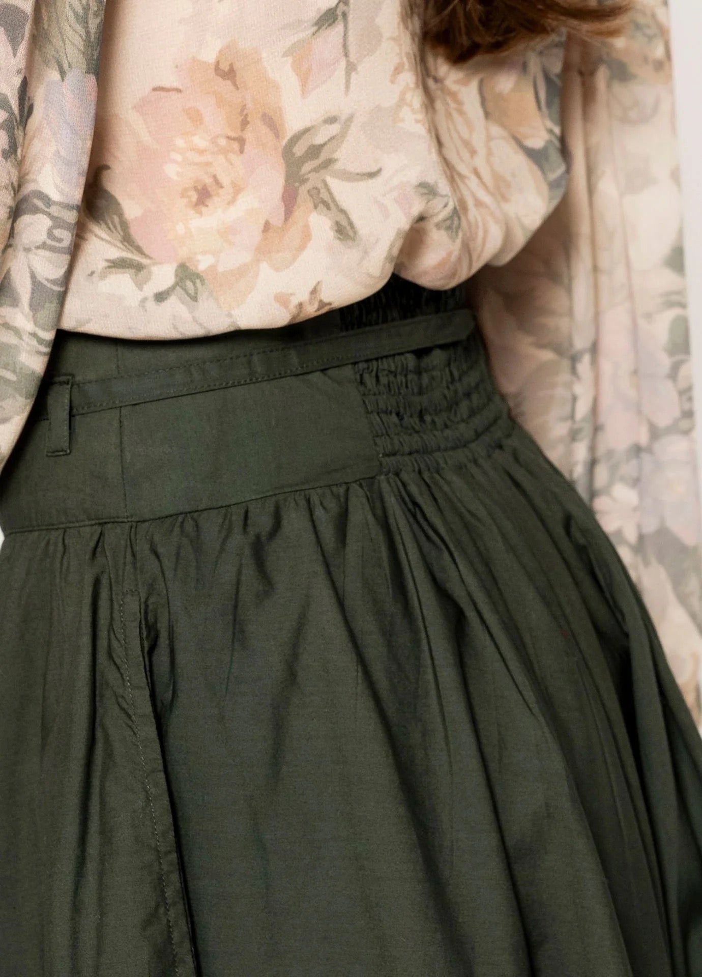 MISSMAYA Astrid Skirt Moss Green
